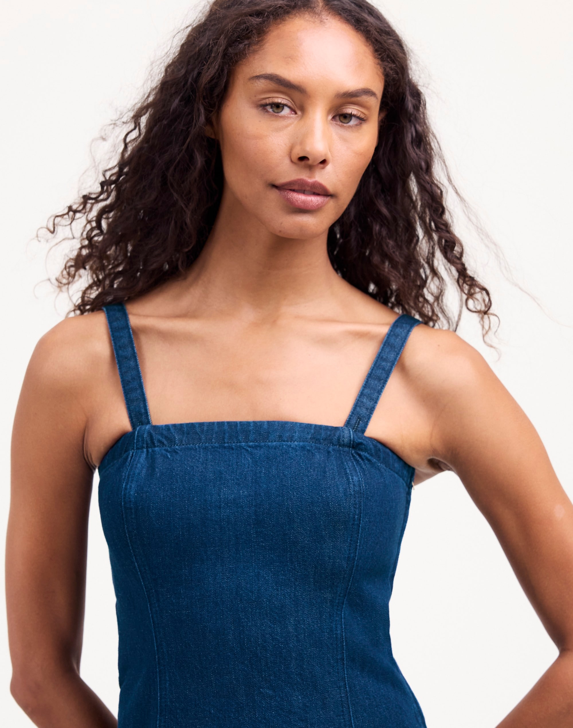 Denim Strapless Mini Dress Maytown Wash | Madewell