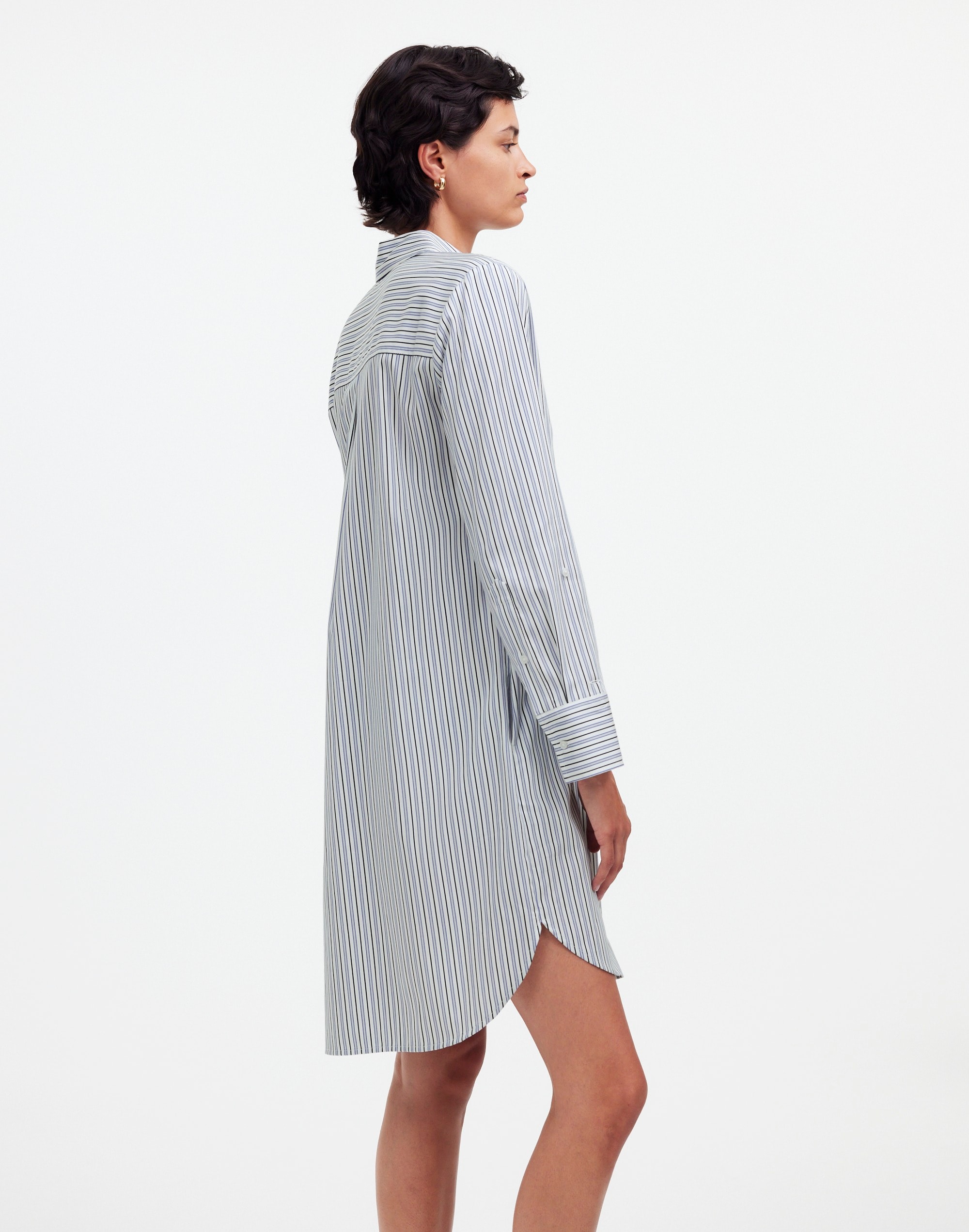 Y-Neck Relaxed Shirtdress | Madewell