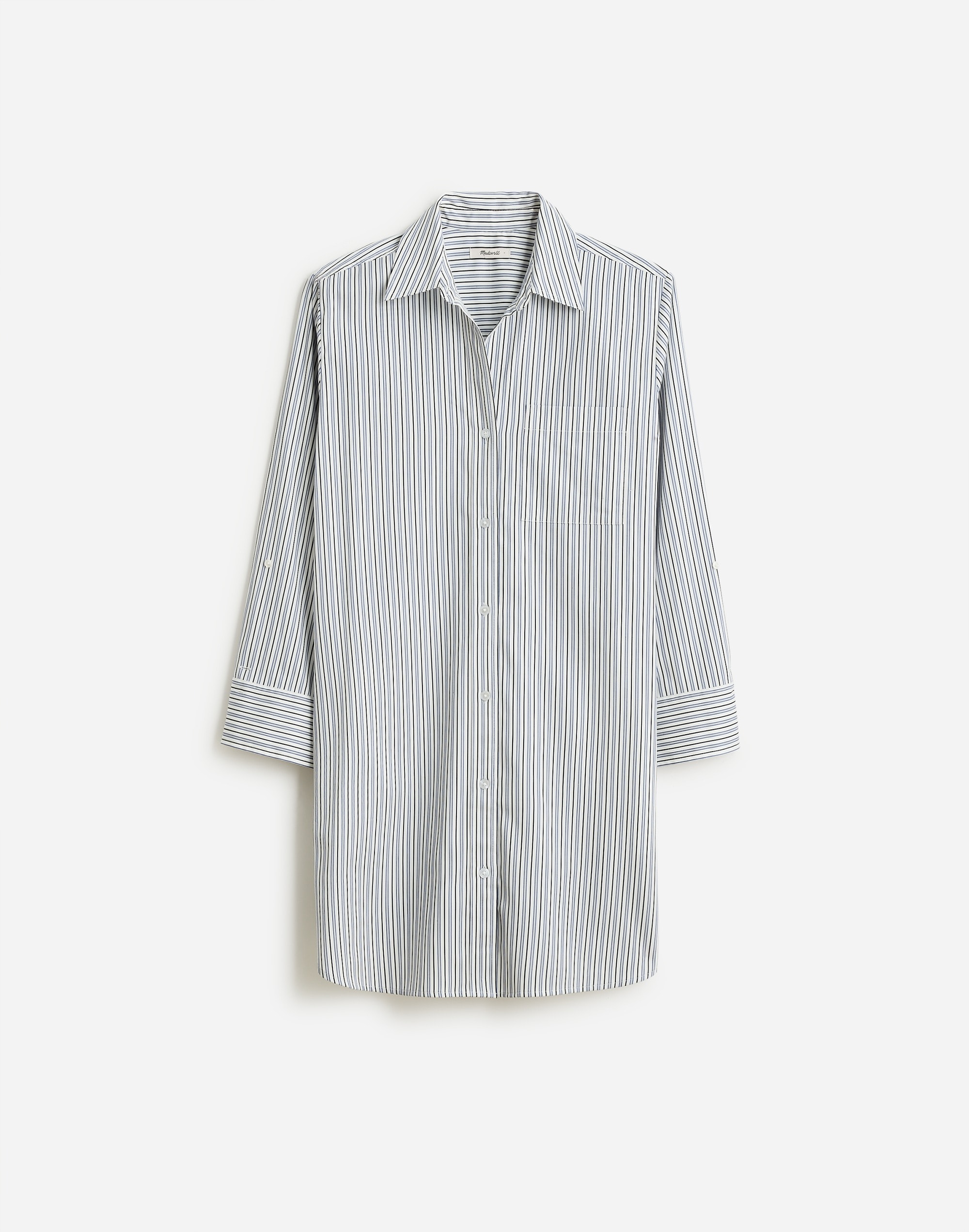 Y-Neck Relaxed Shirtdress | Madewell