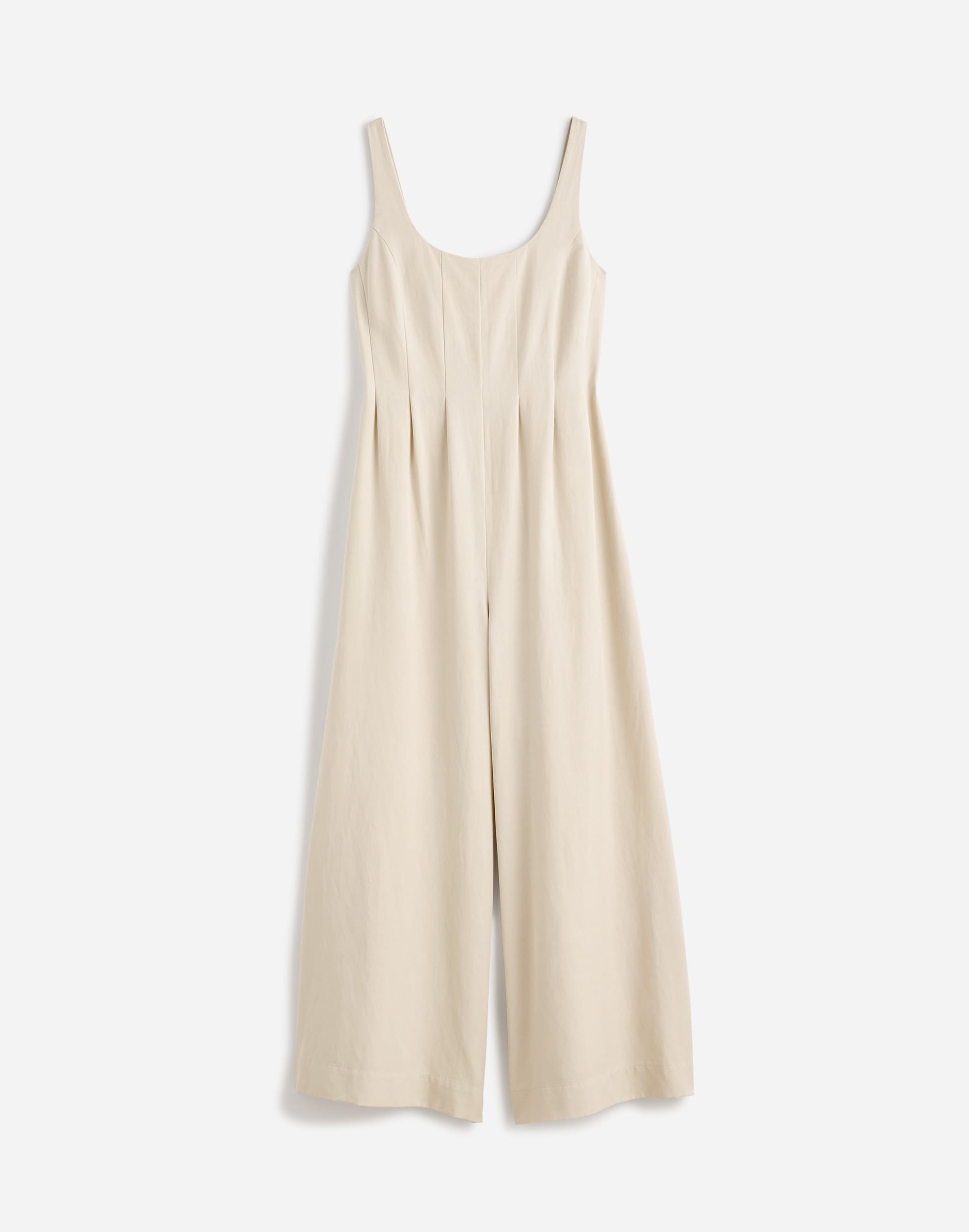 Wide-Leg Tank Jumpsuit Drapey Twill | Madewell