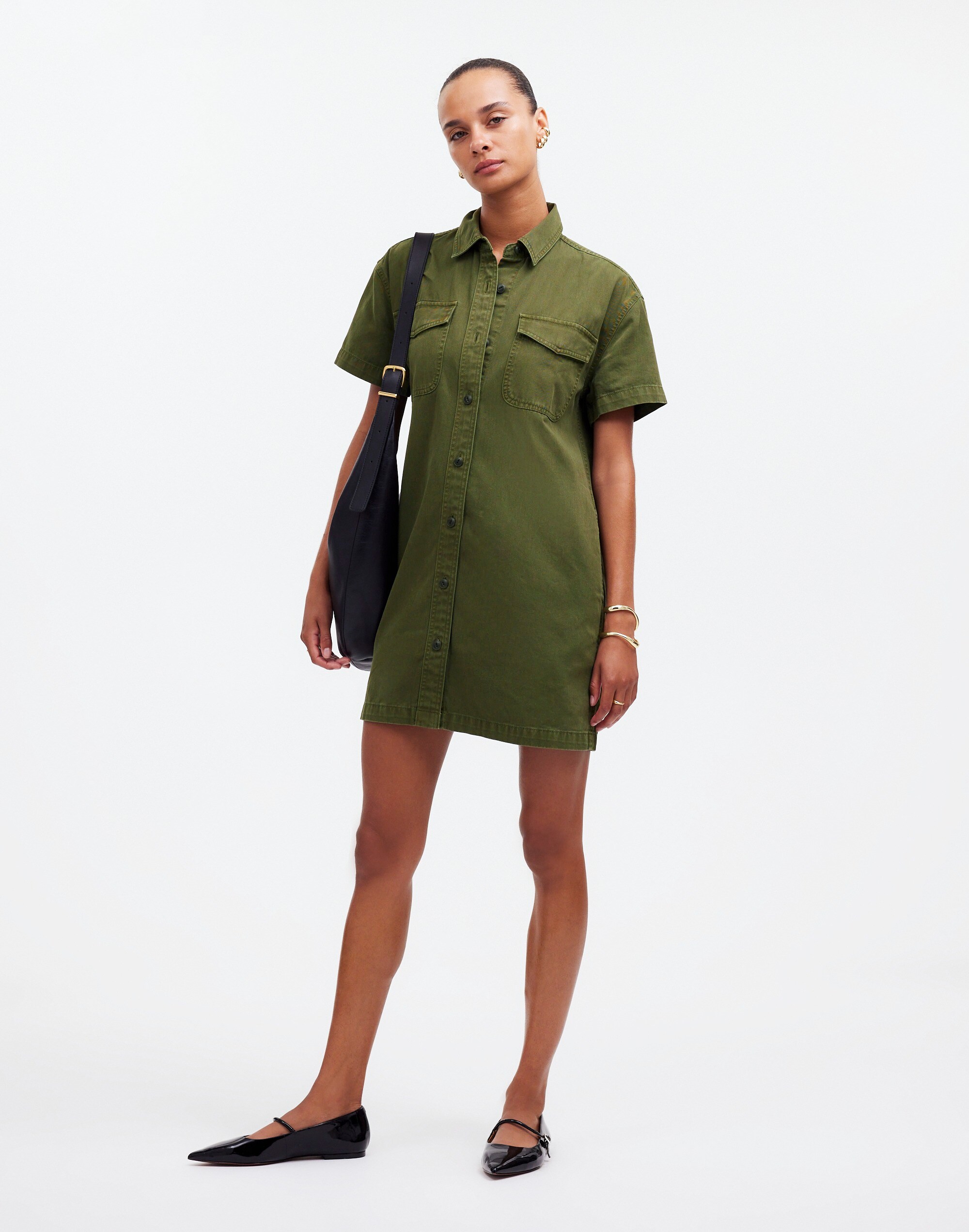 Oversized Mini Shirtdress | Madewell