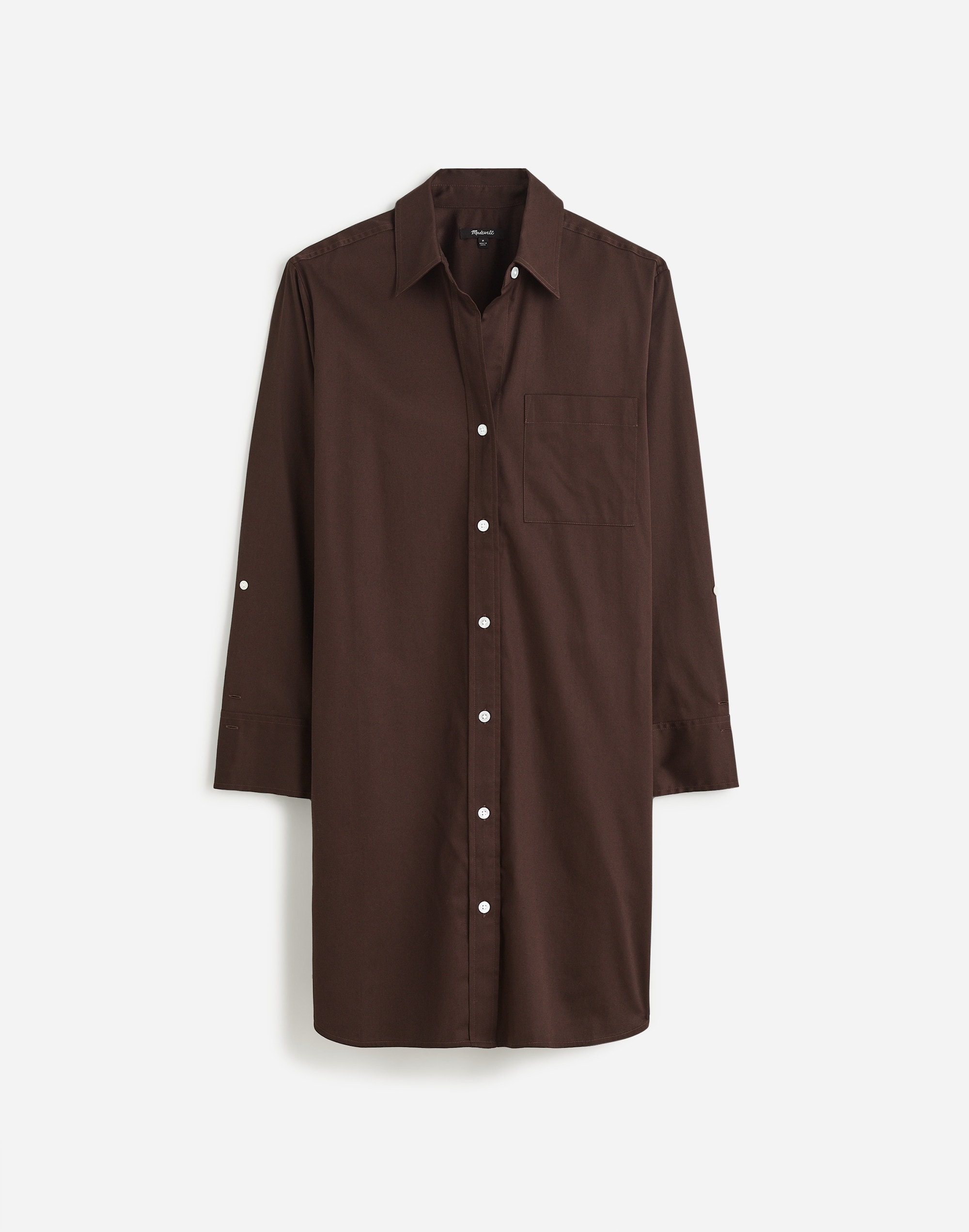 Y-Neck Relaxed Shirtdress | Madewell