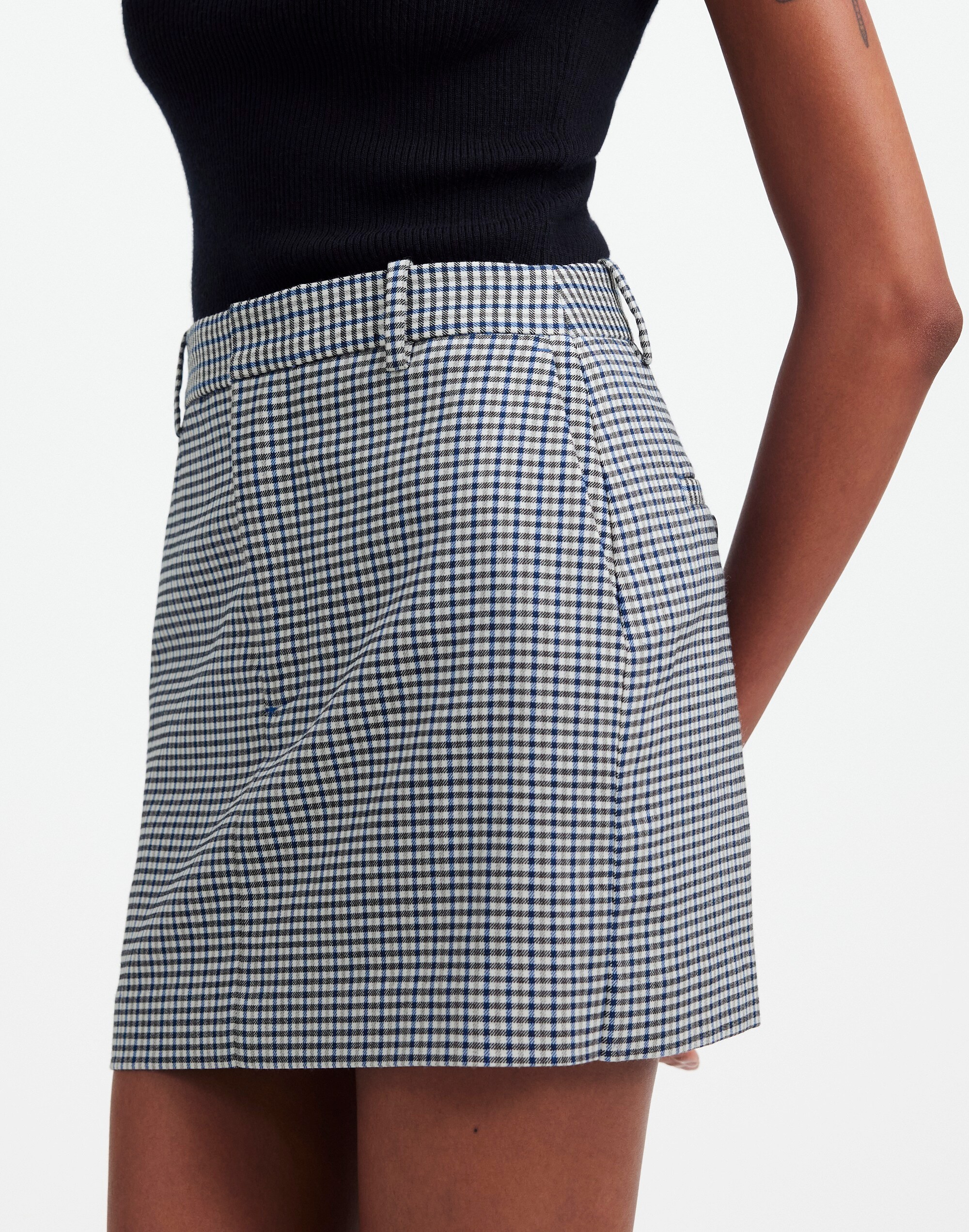 Suiting Mini Skirt Yarn-Dyed Plaid | Madewell