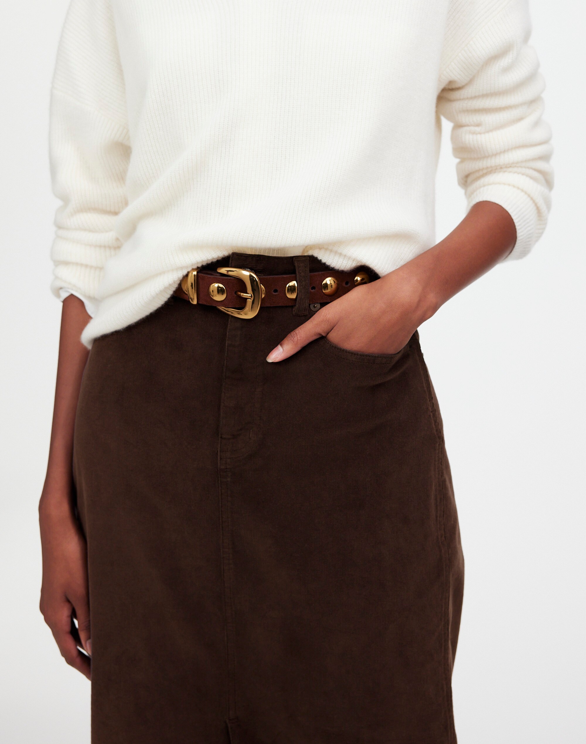 Corduroy Midi Skirt | Madewell