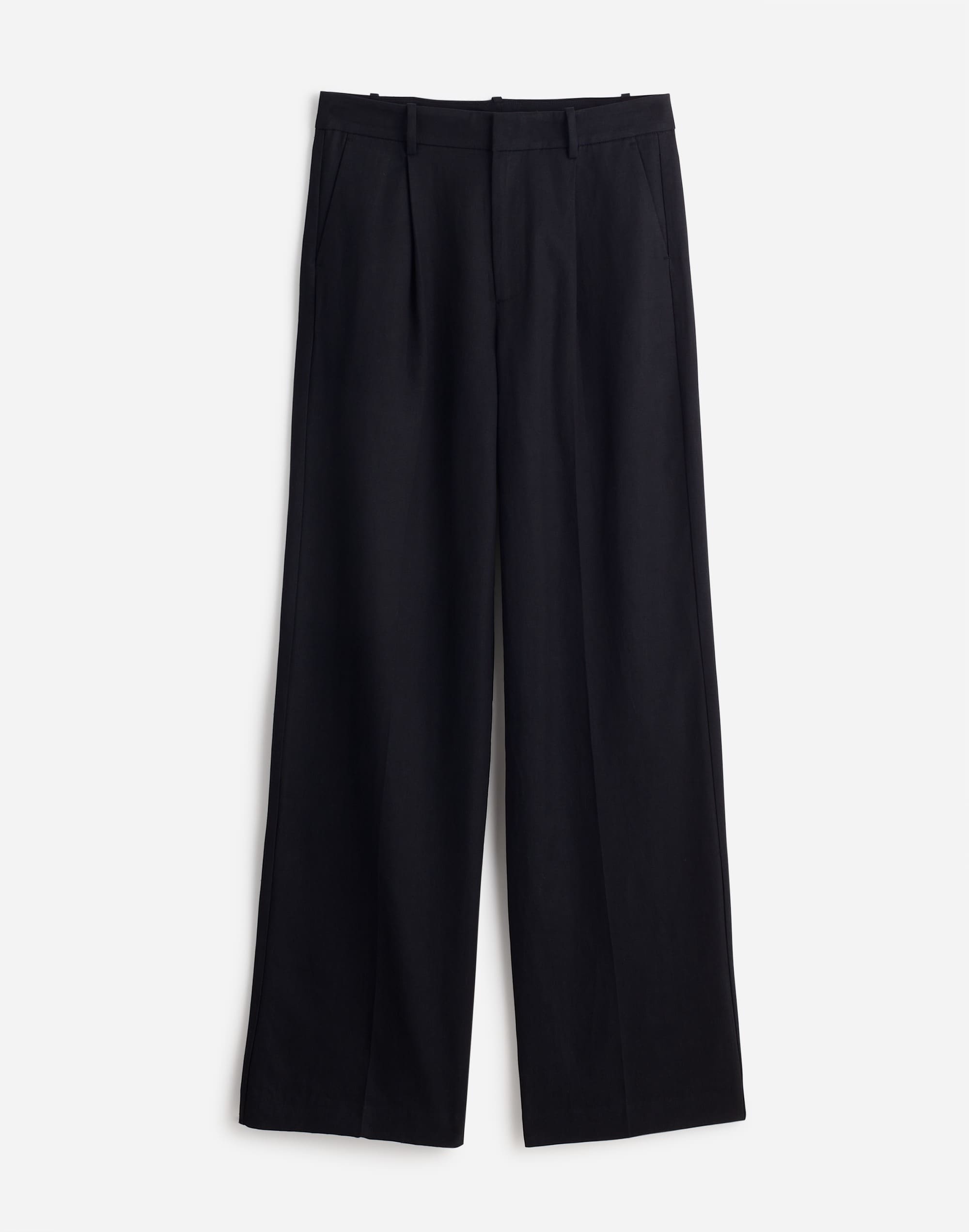 Slouchy Straight Pants Drapey Twill | Madewell