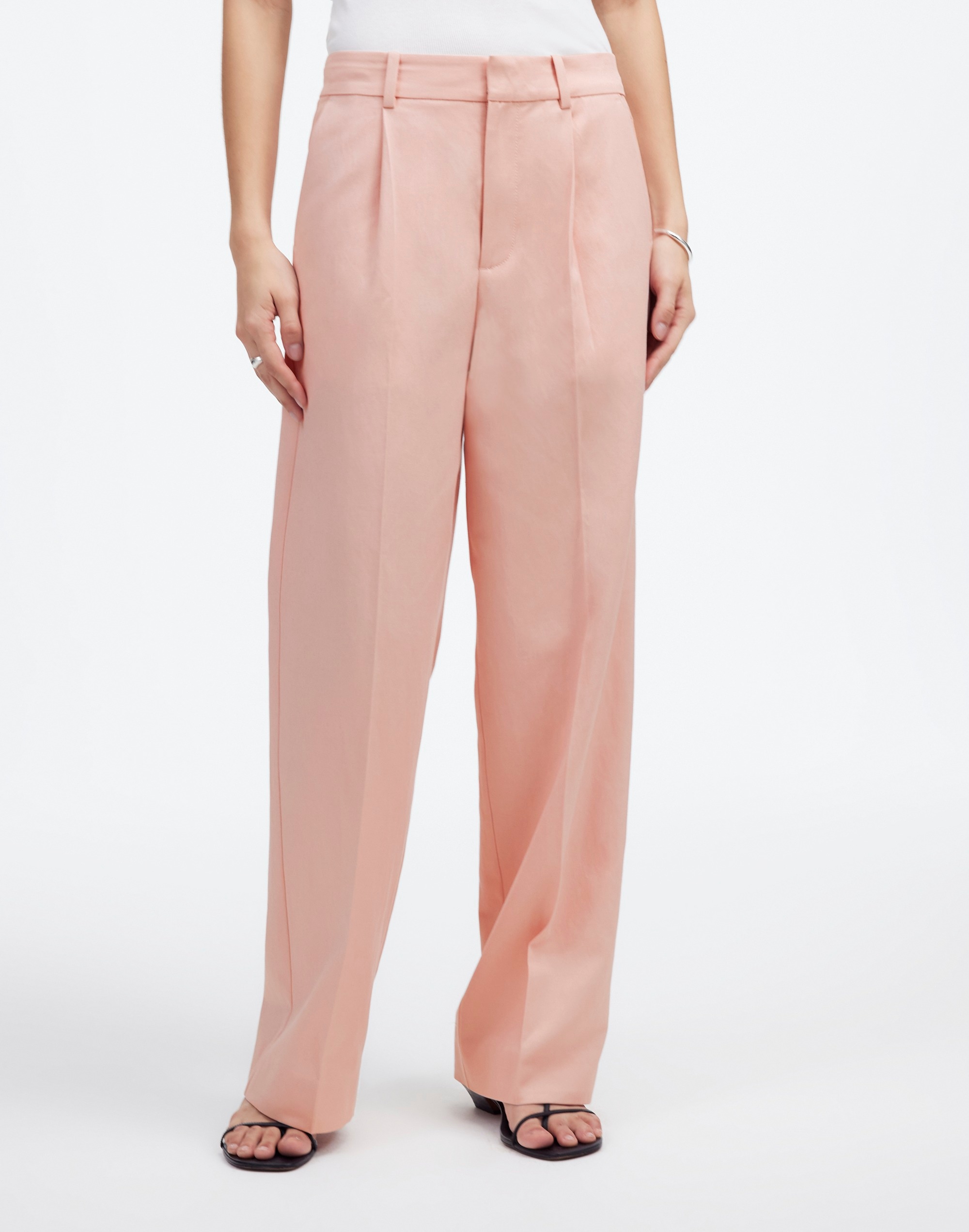 Tall Slouchy Straight Pants Drapey Twill | Madewell