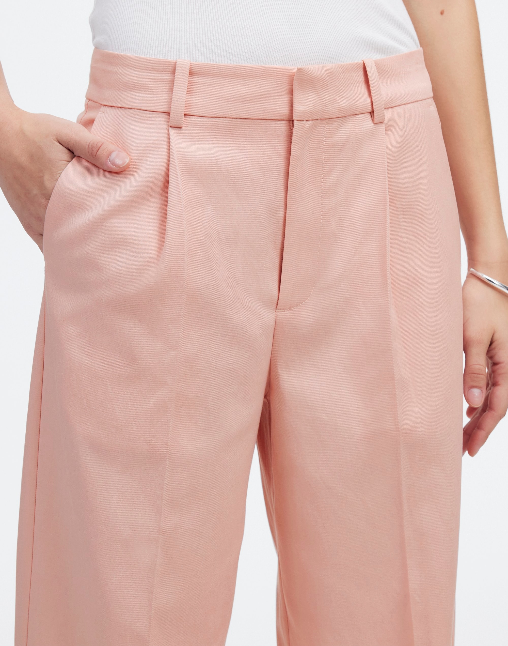 Tall Slouchy Straight Pants Drapey Twill | Madewell