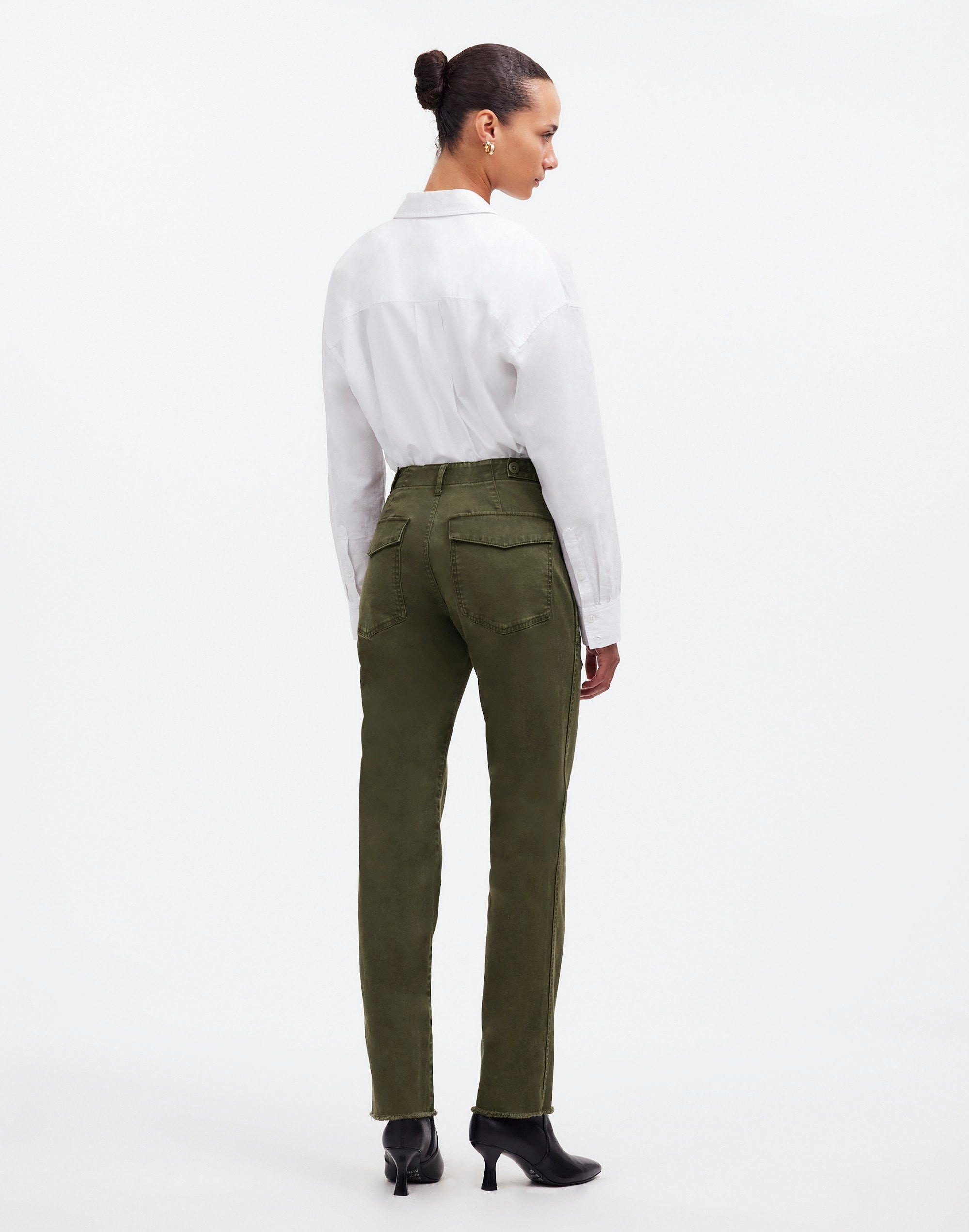 The Petite Slim Straight Trouser Pant Garment Dye | Madewell