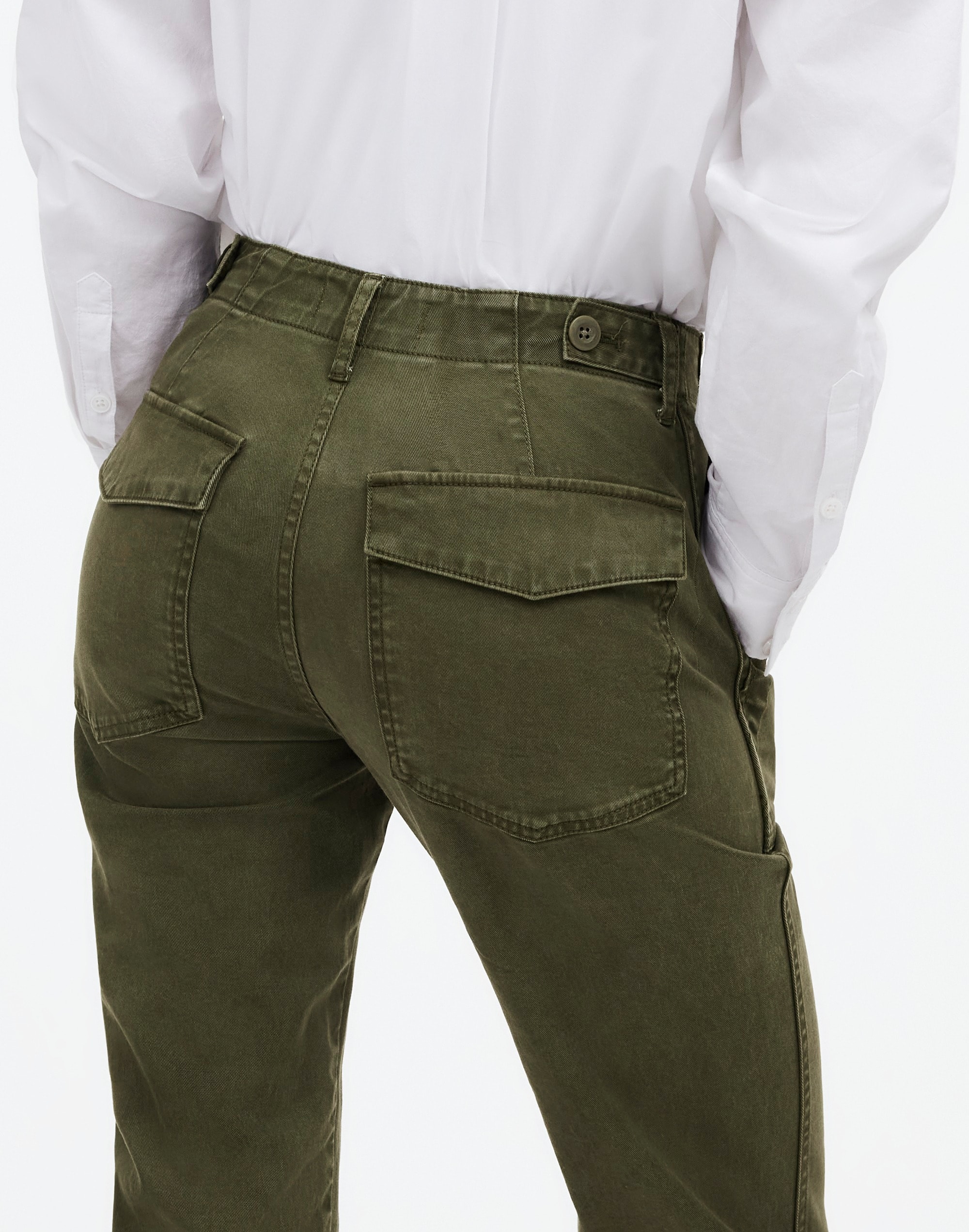 The Petite Slim Straight Trouser Pant Garment Dye | Madewell