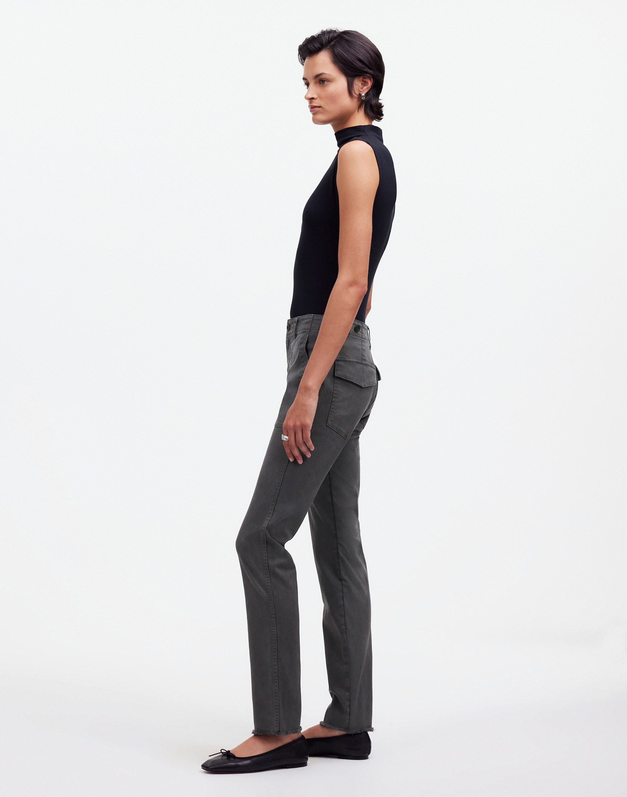 The Tall Slim Straight Trouser Pant Garment Dye | Madewell