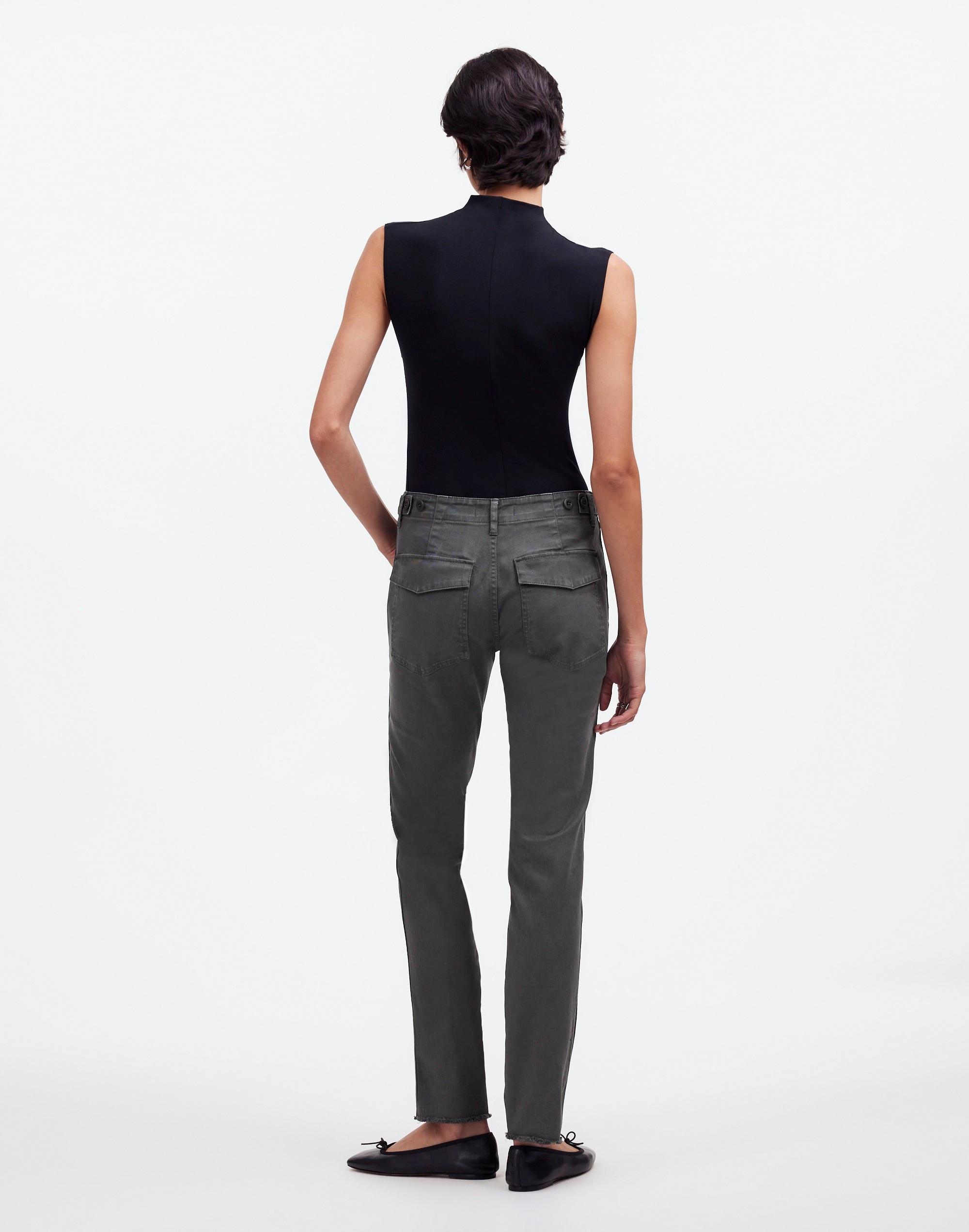 The Tall Slim Straight Trouser Pant Garment Dye | Madewell