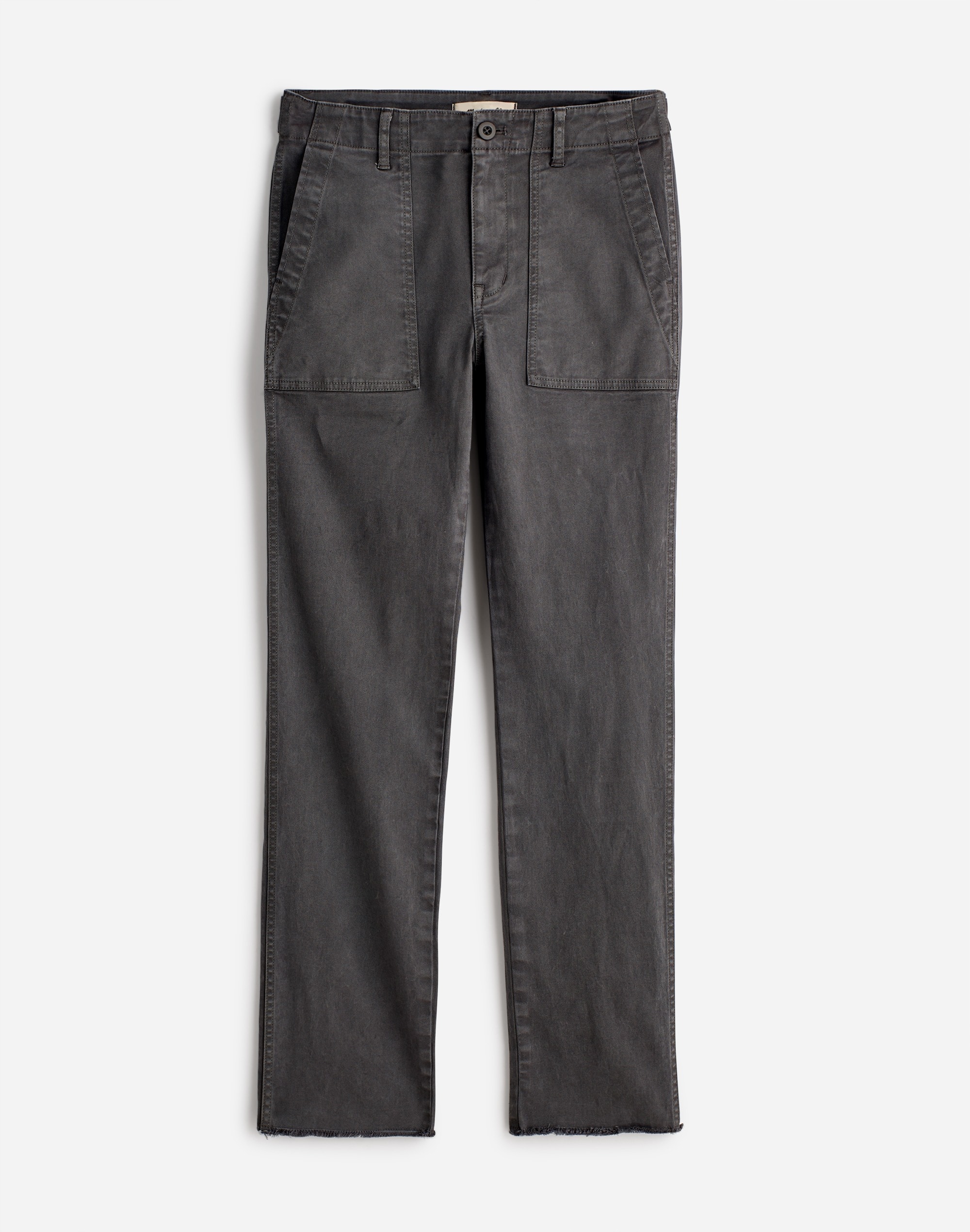 Mw The Slim Straight Utility Pant In Dark Pavement