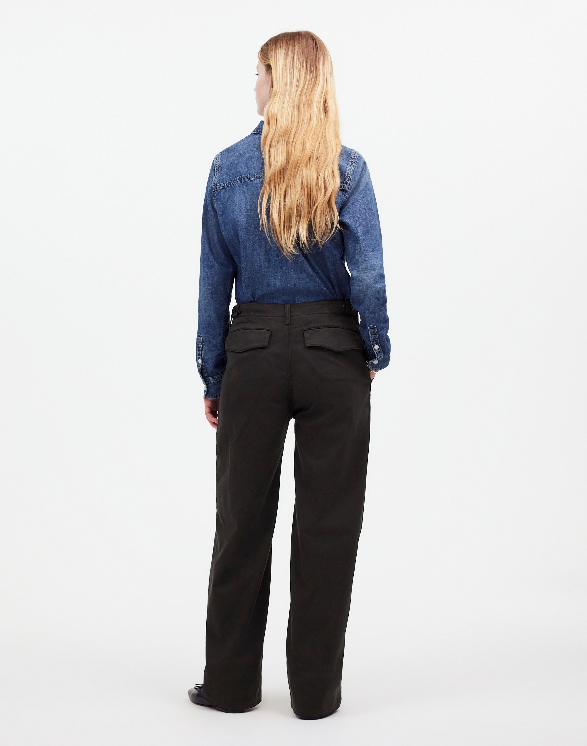 Petite Low-Slung Baggy Utility Pants | Madewell