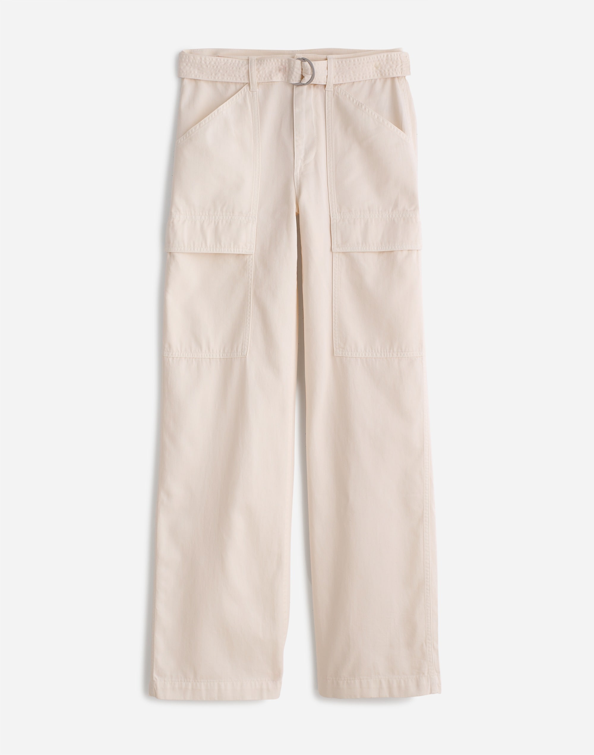 Tall Belted Slouchy Straight Cargo Pants Garment Dye | Madewell