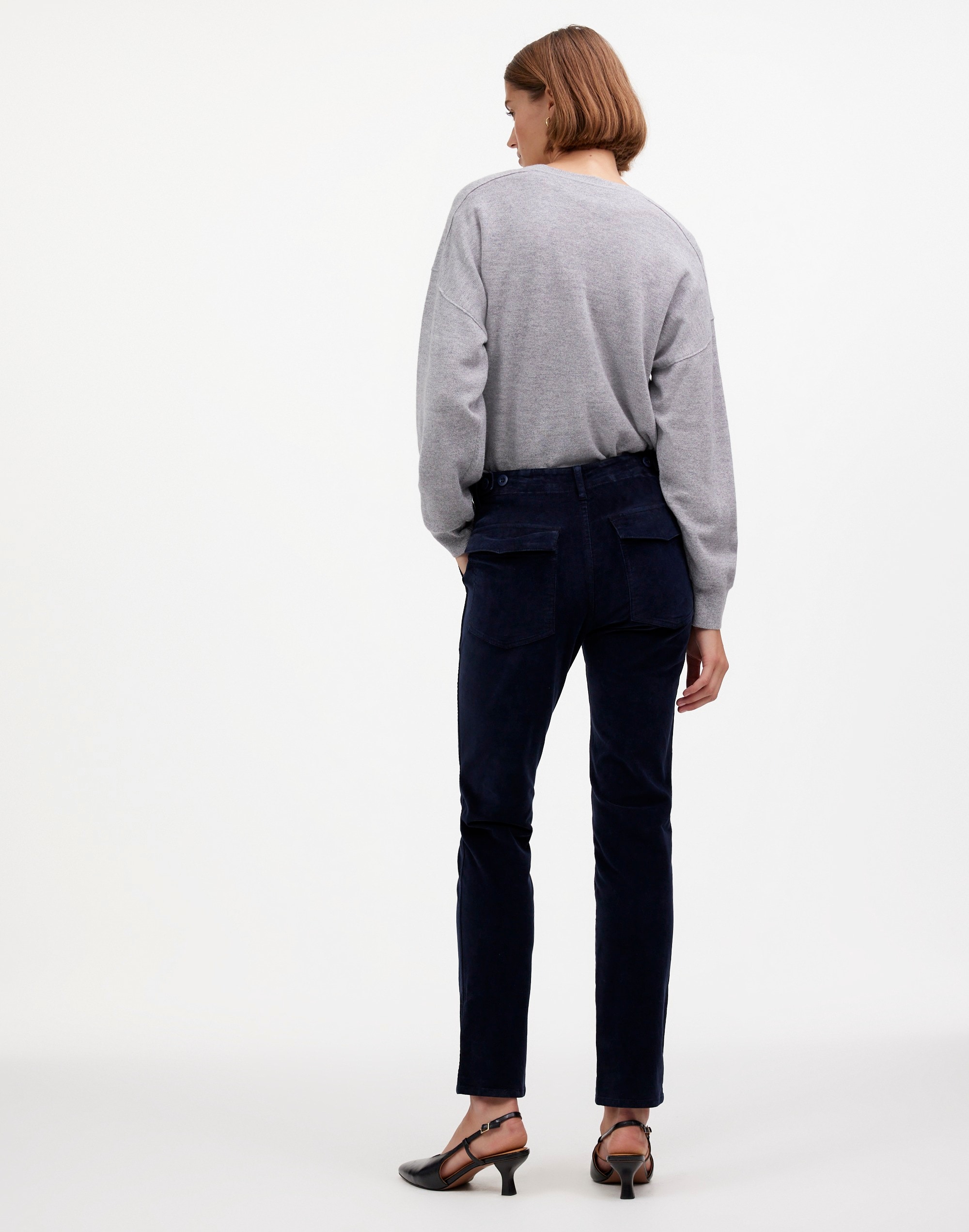 The Slim Straight Utility Pant Garment Dye Corduroy | Madewell