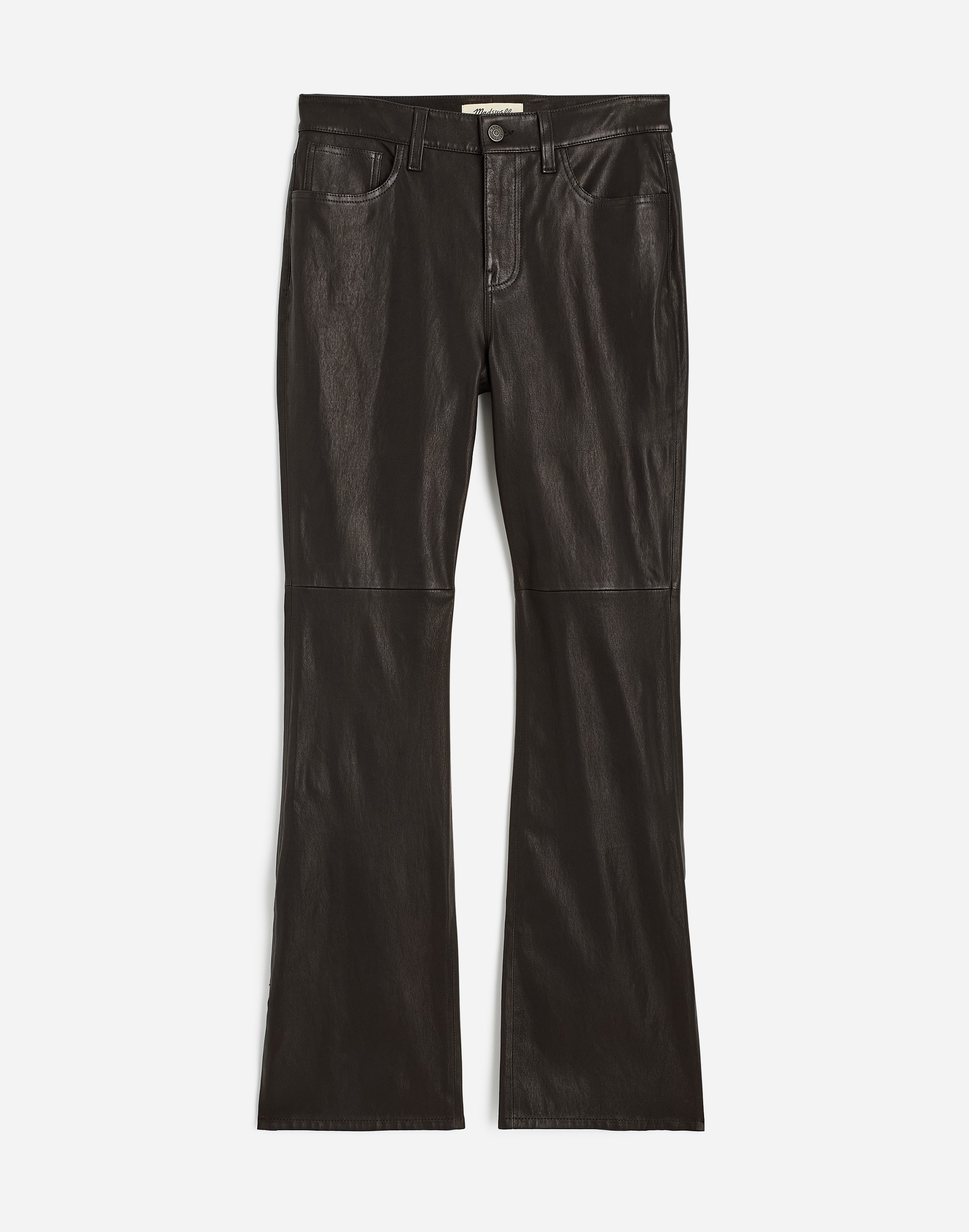 Kick Out Full-Length Pants Leather | Madewell