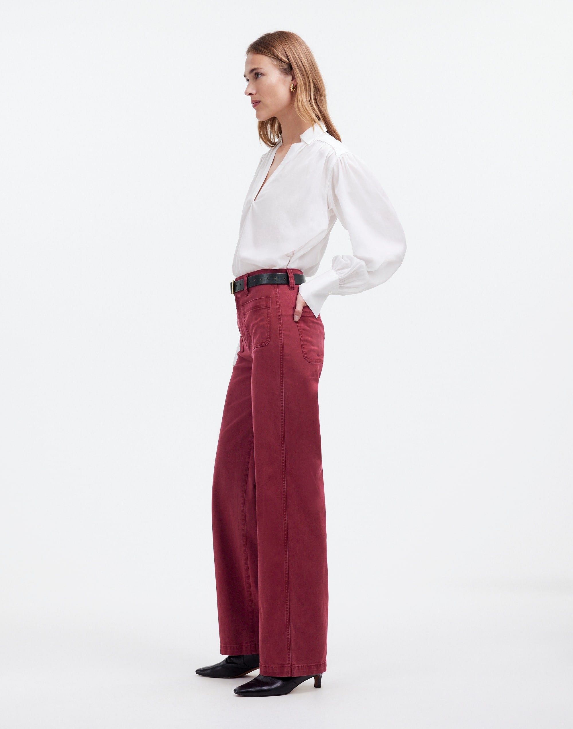 The Tall Emmett Wide-Leg Pant: Patch Pocket Edition | Madewell