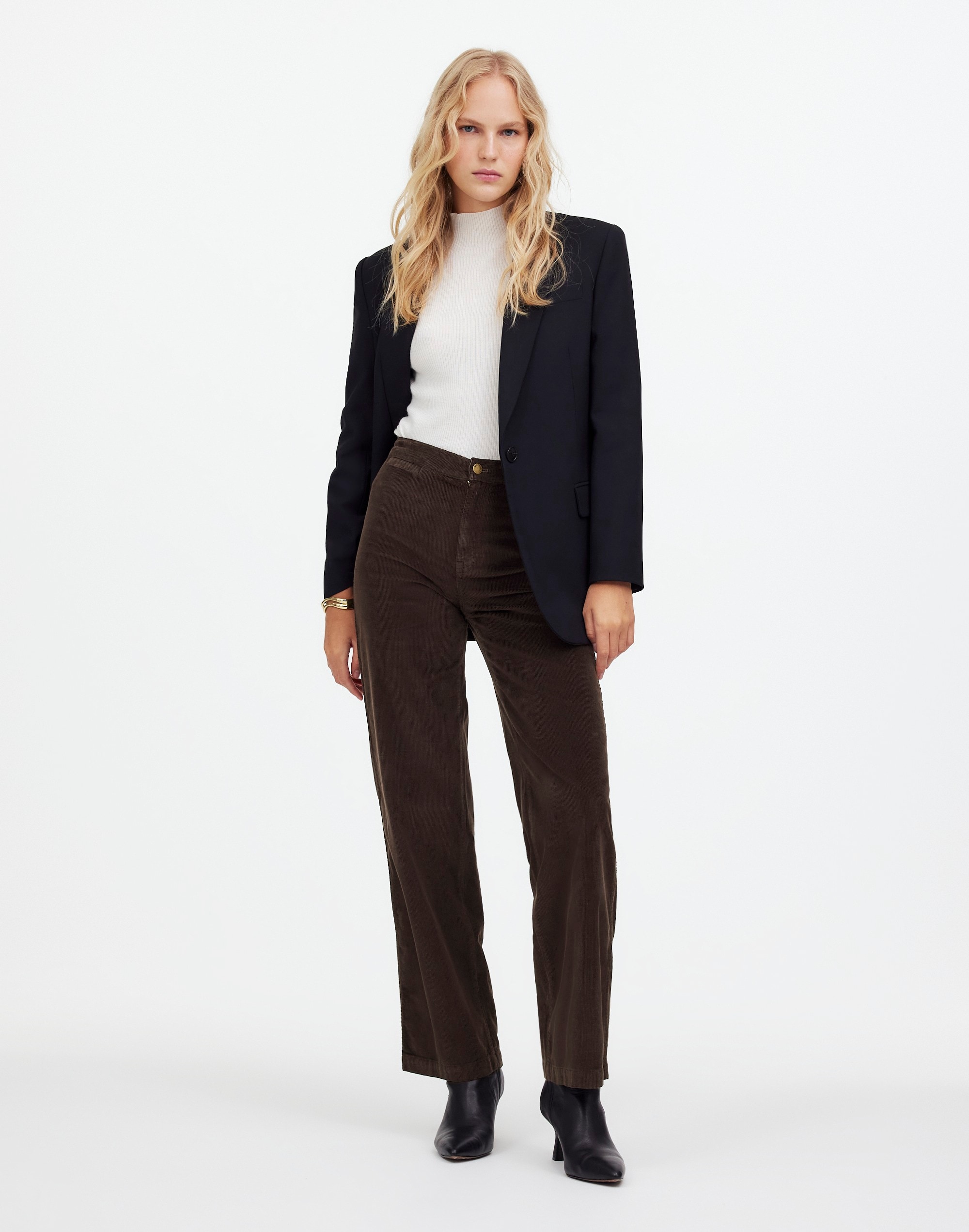 Mw The Emmett Wide-leg Pant In Dark Carob