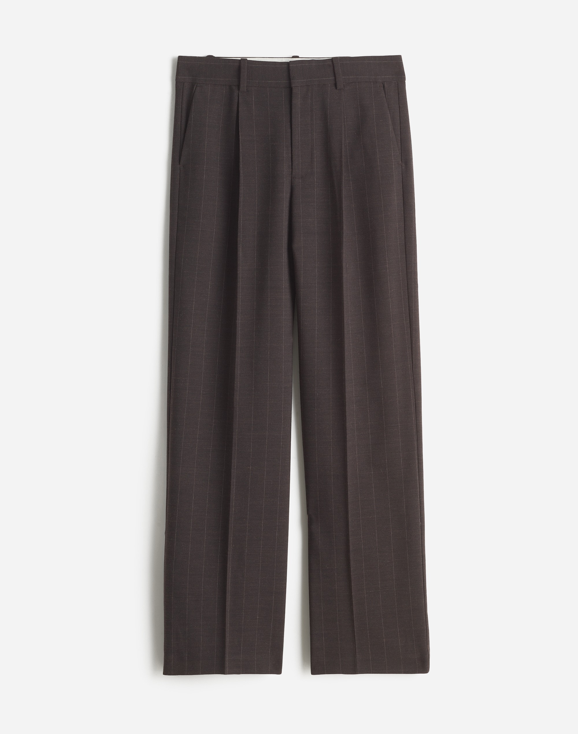 Slouchy Straight Pants Stripe | Madewell