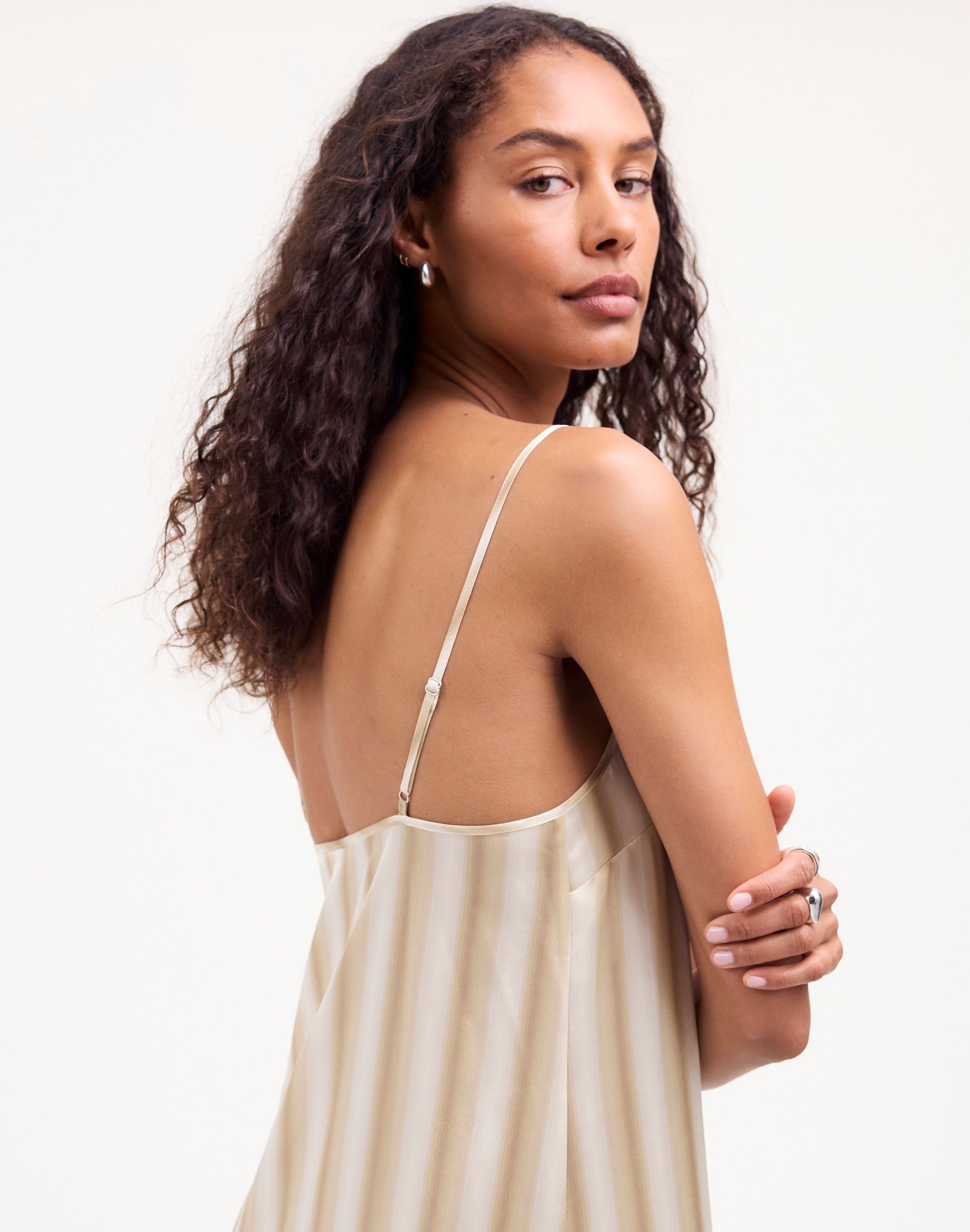 Madewell silk slip dress best sale