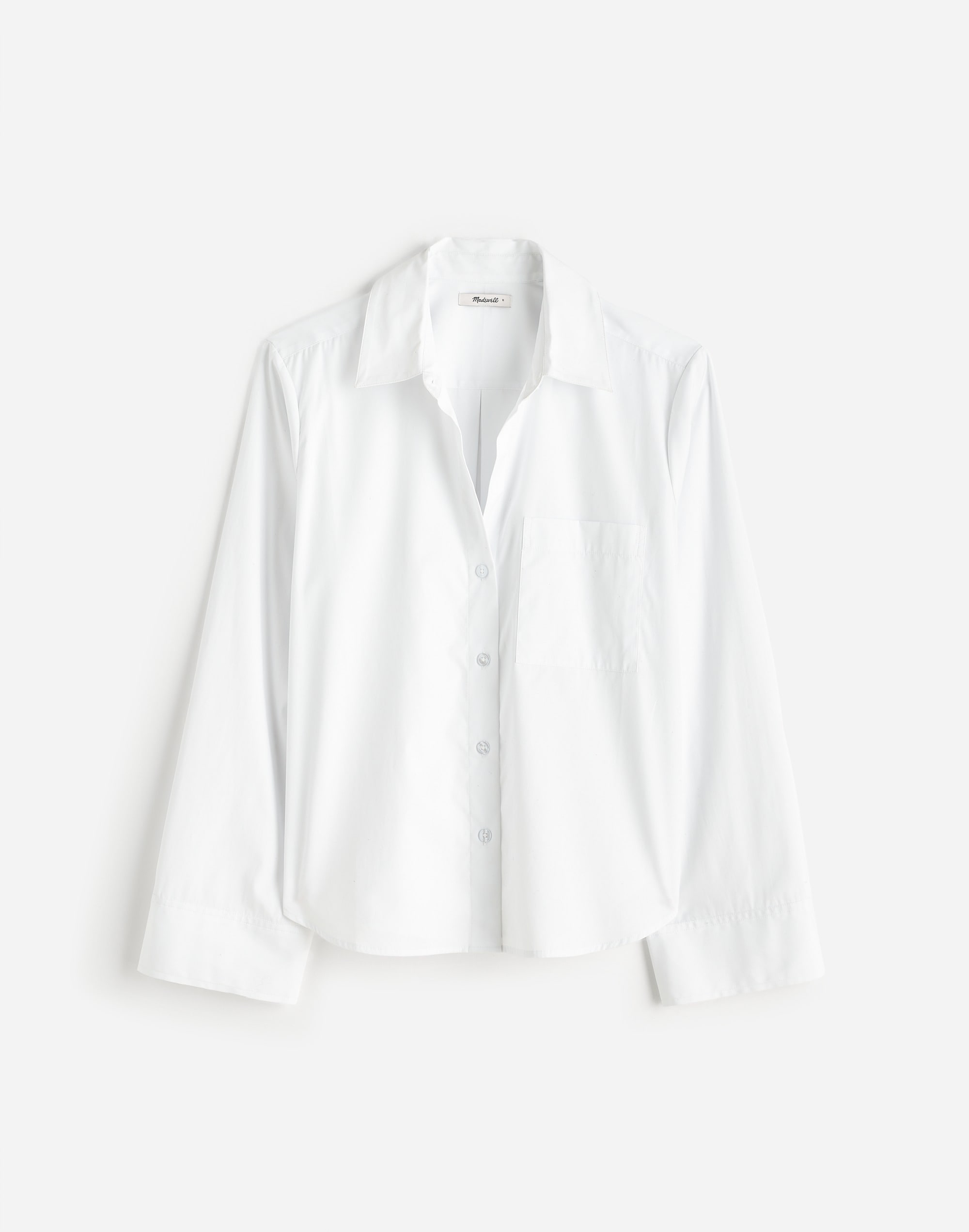 Easy Y-Neck Button-Up Shirt | Madewell