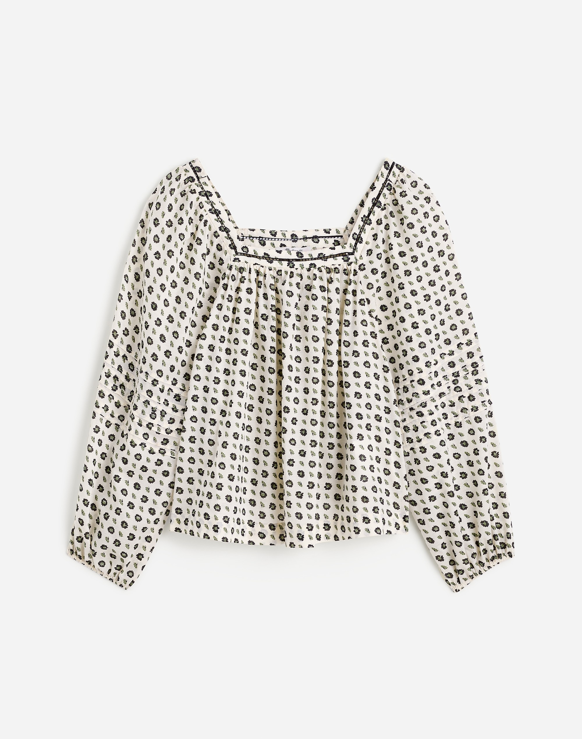 Square-Neck Long-Sleeve Top | Madewell