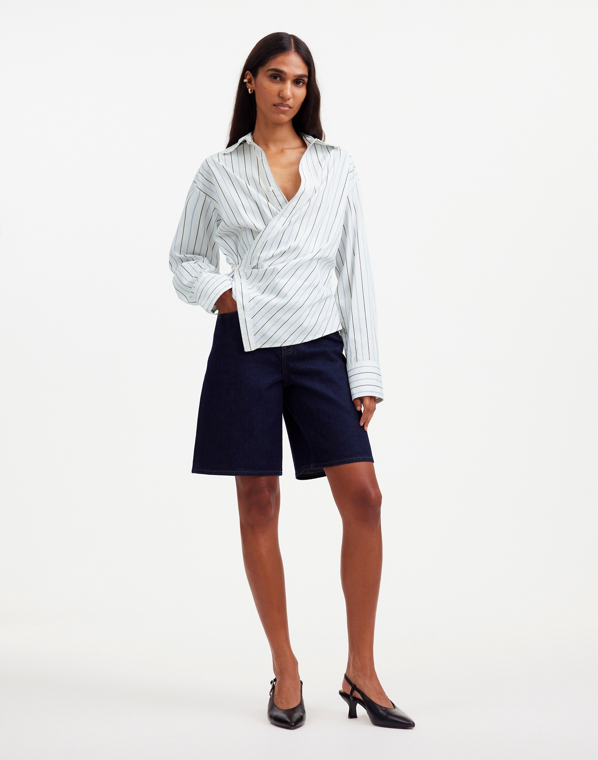 Asymmetric Button-Up Shirt | Madewell