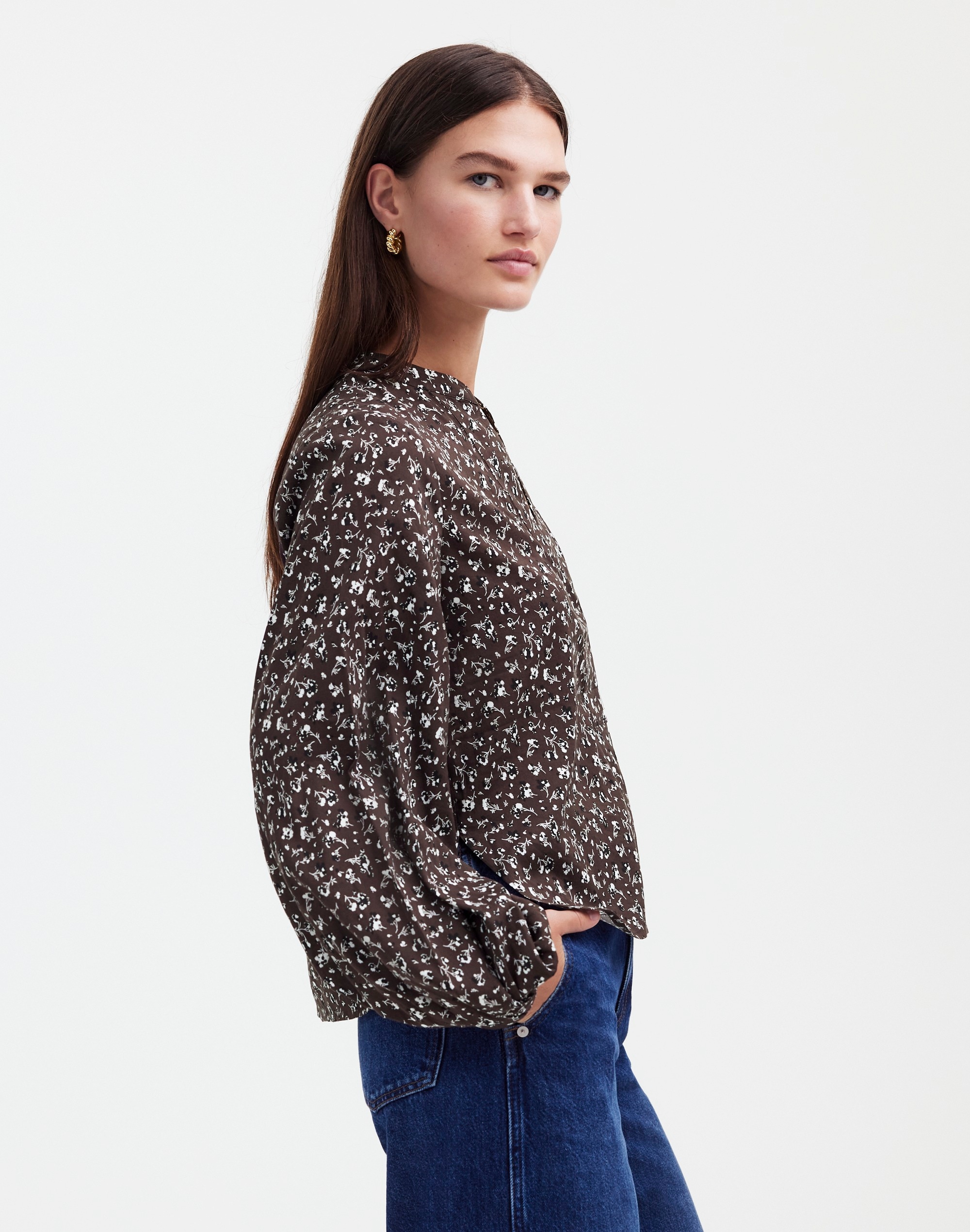 V-Neck Long-Sleeve Top | Madewell