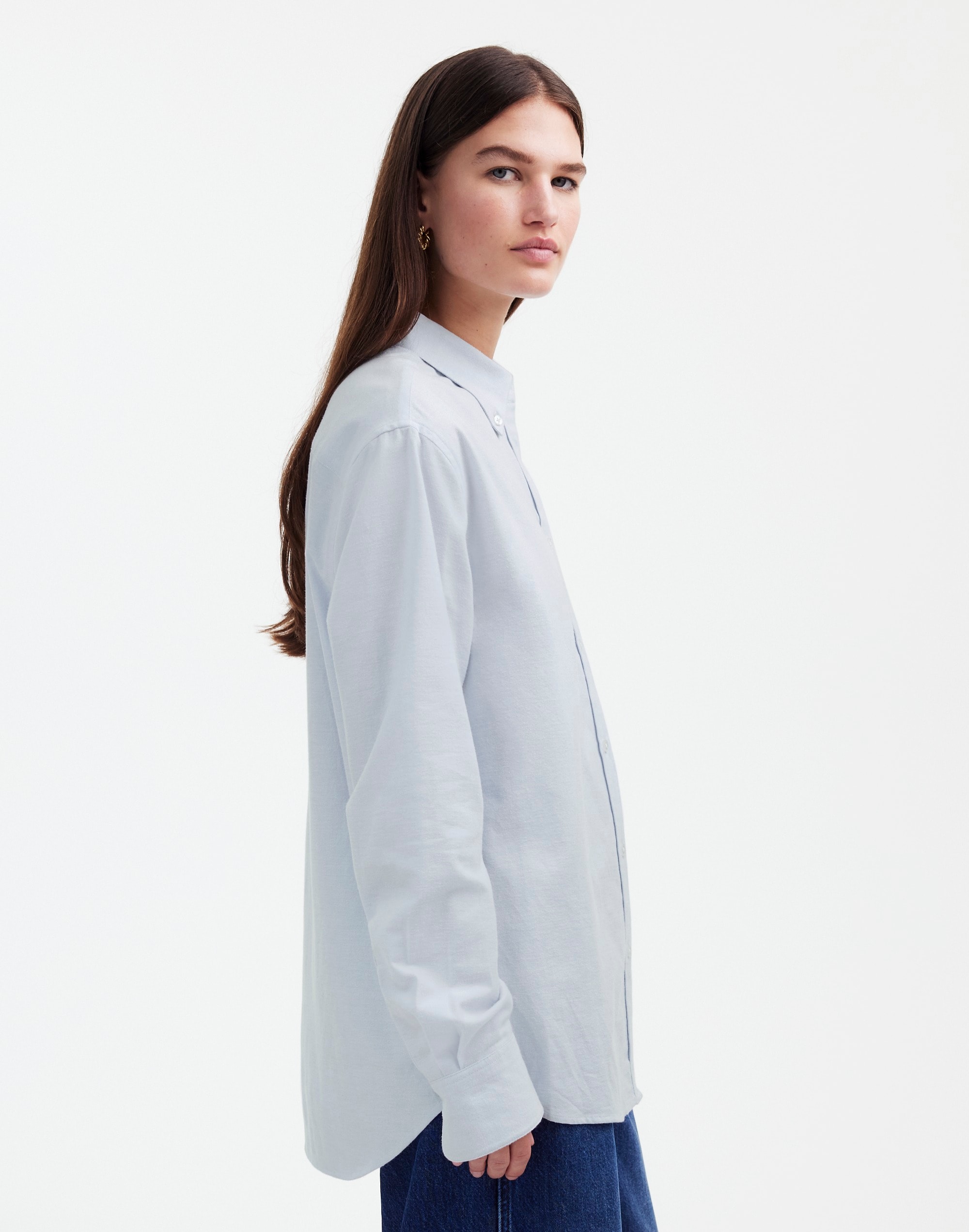 Oversized Button-Up Shirt Oxford | Madewell