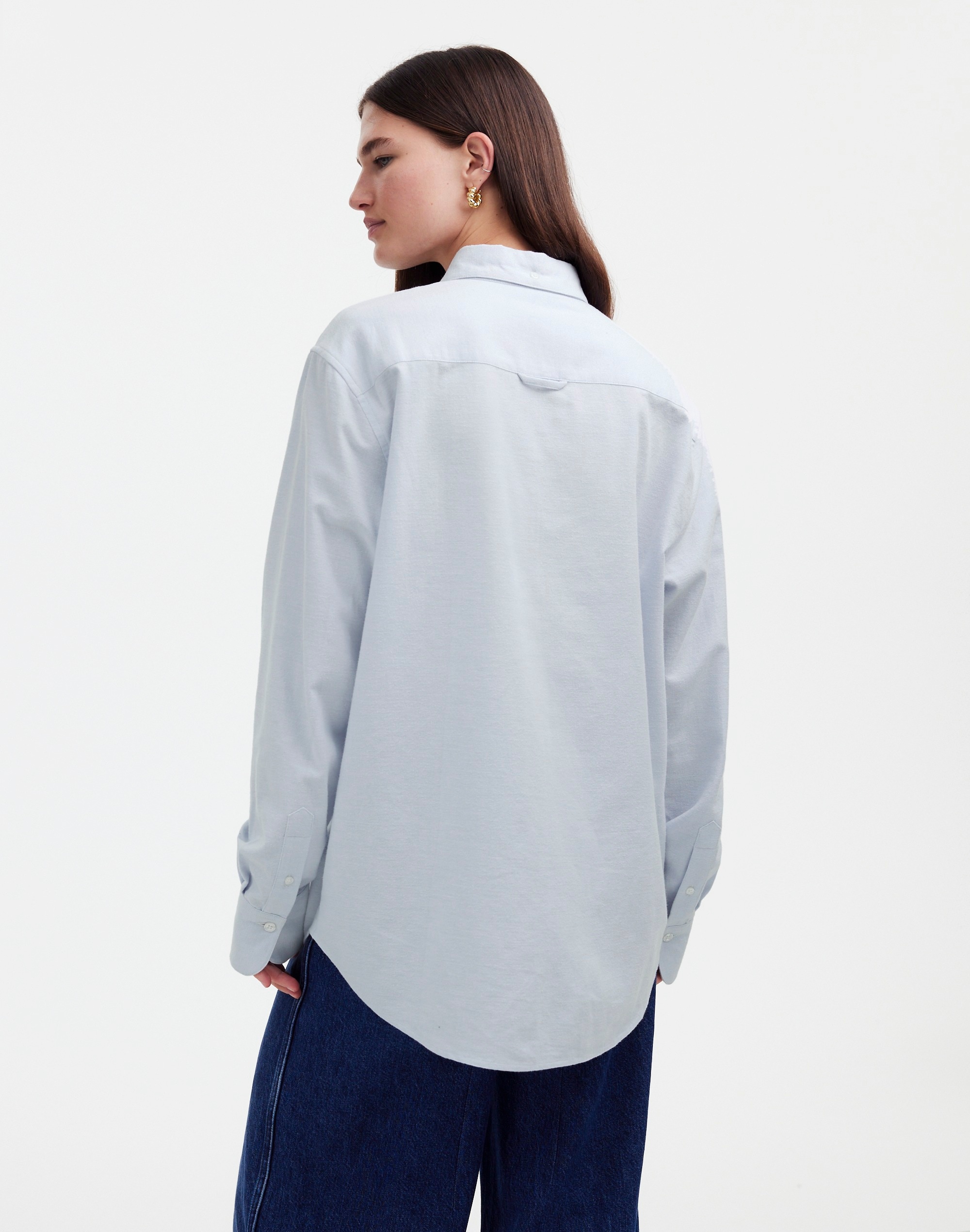 Oversized Button-Up Shirt Oxford | Madewell