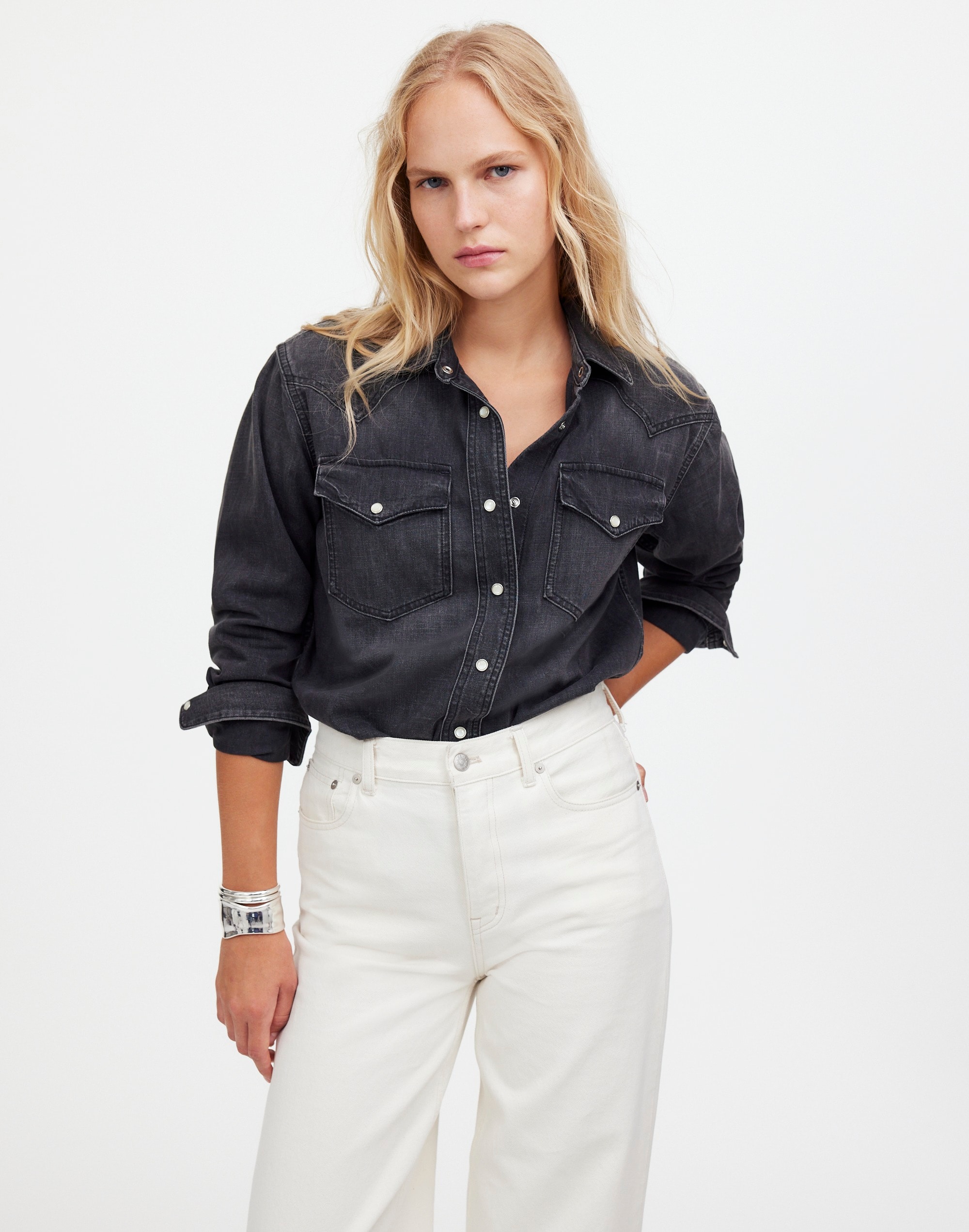 Denim Western Shirt | Madewell