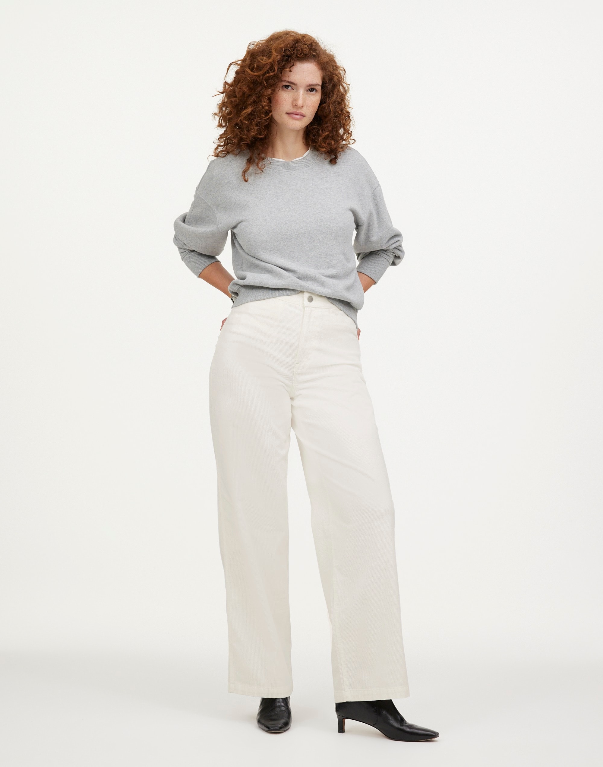 The Curvy Emmett Wide-Leg Pant Corduroy: Welt Pocket Edition | Madewell