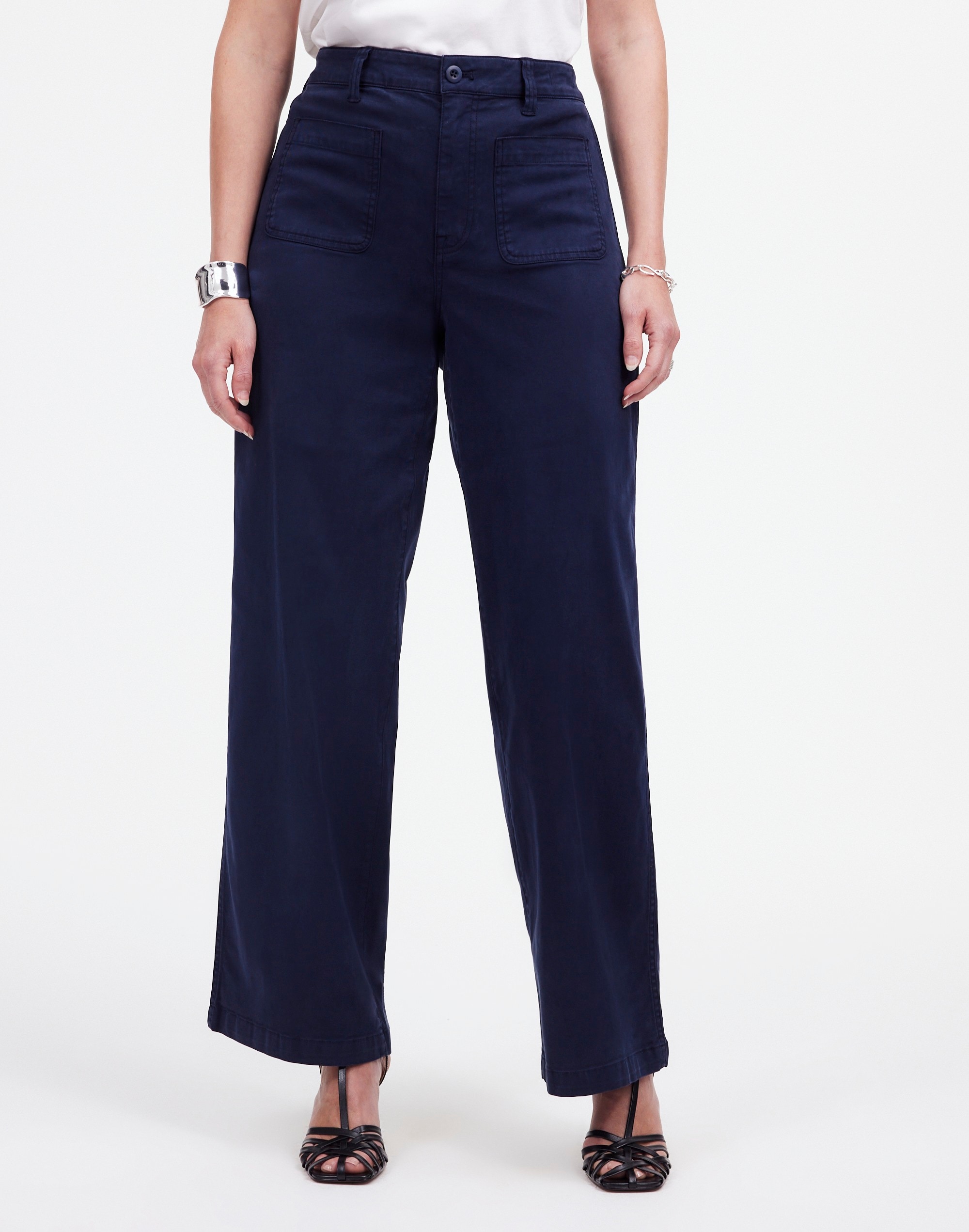 The Curvy Emmett Wide-Leg Pant: Patch Pocket Edition | Madewell