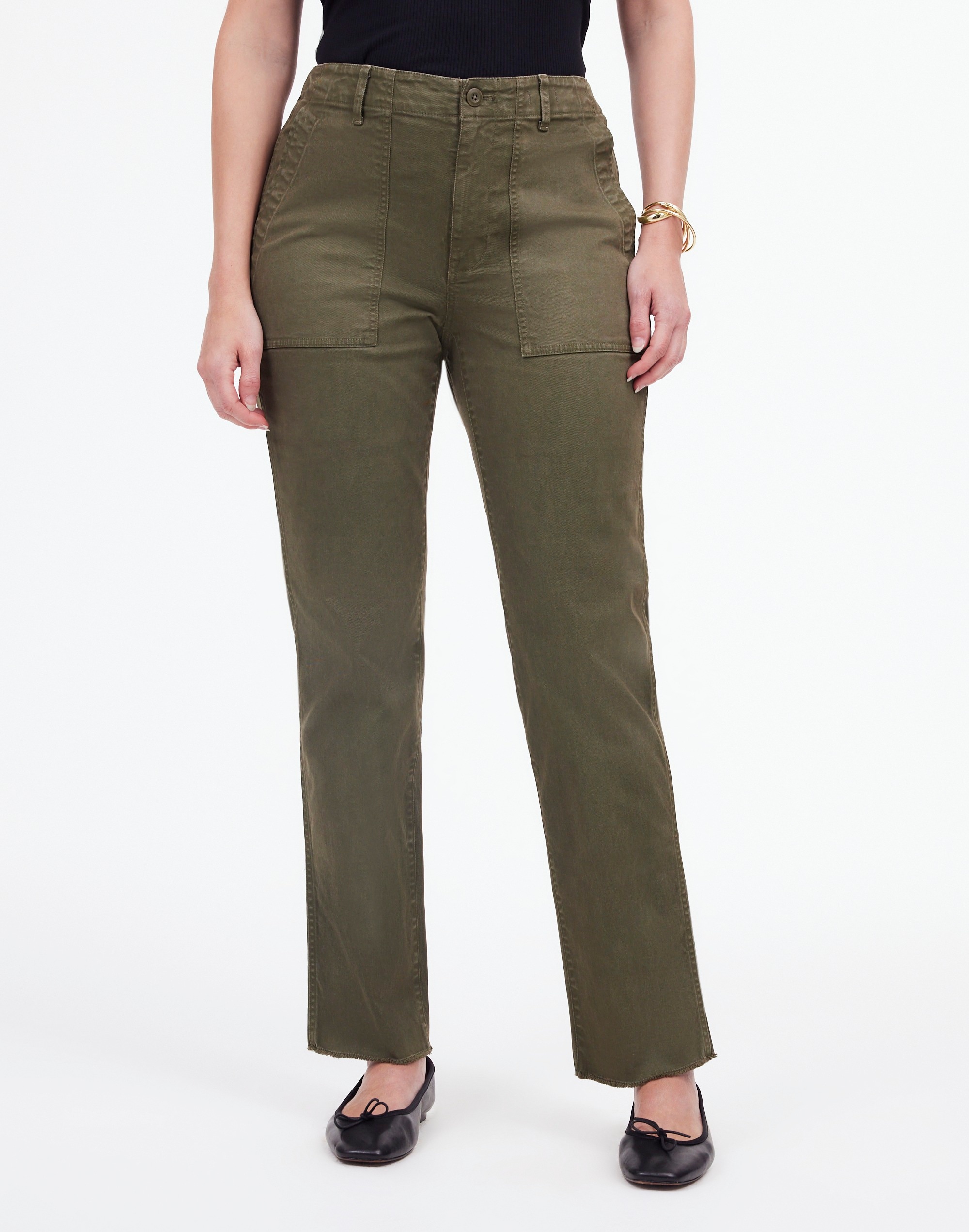 The Curvy Slim Straight Trouser Pant Garment Dye | Madewell