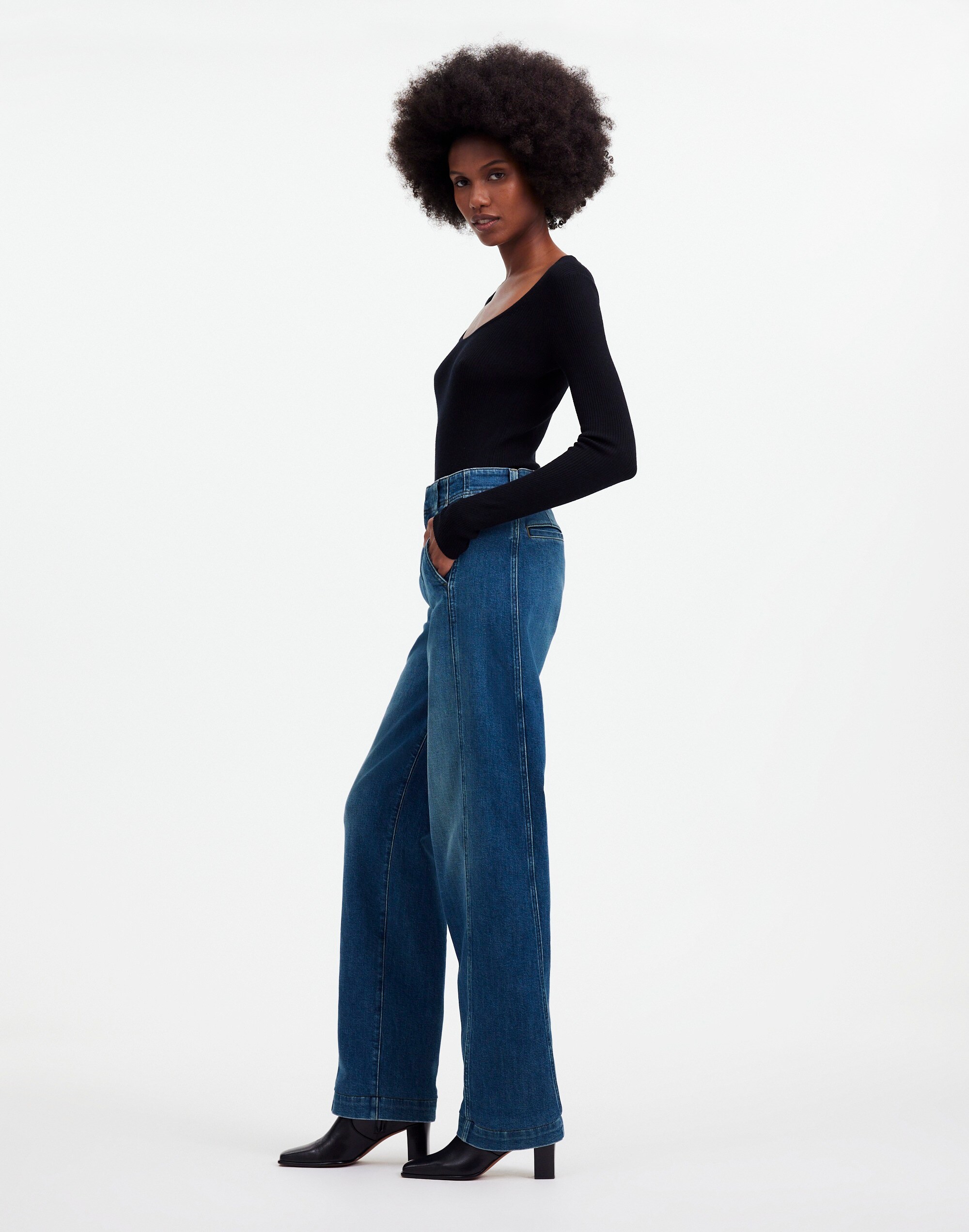 Tapered Denim Trousers | Madewell