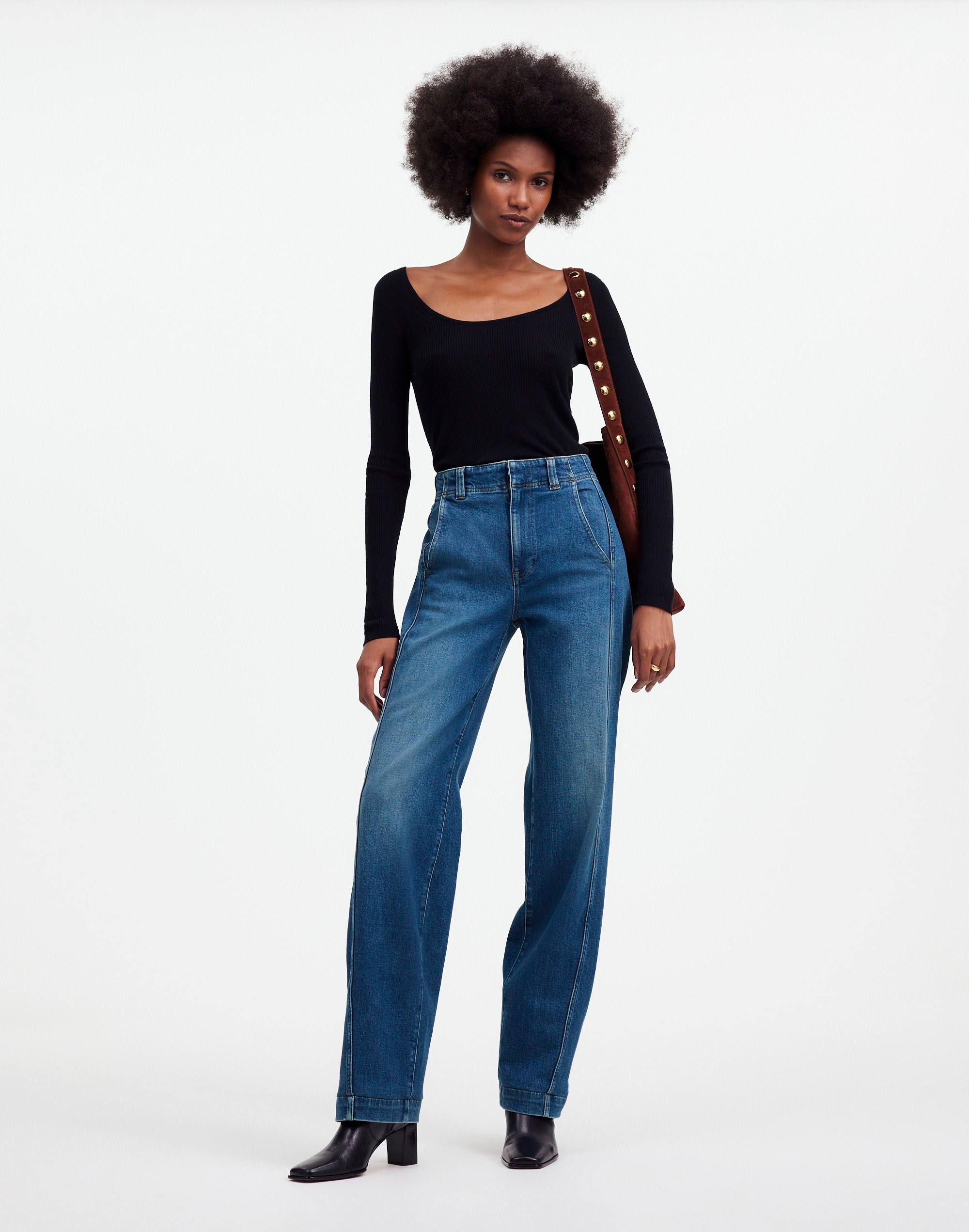 Tapered Denim Trousers | Madewell