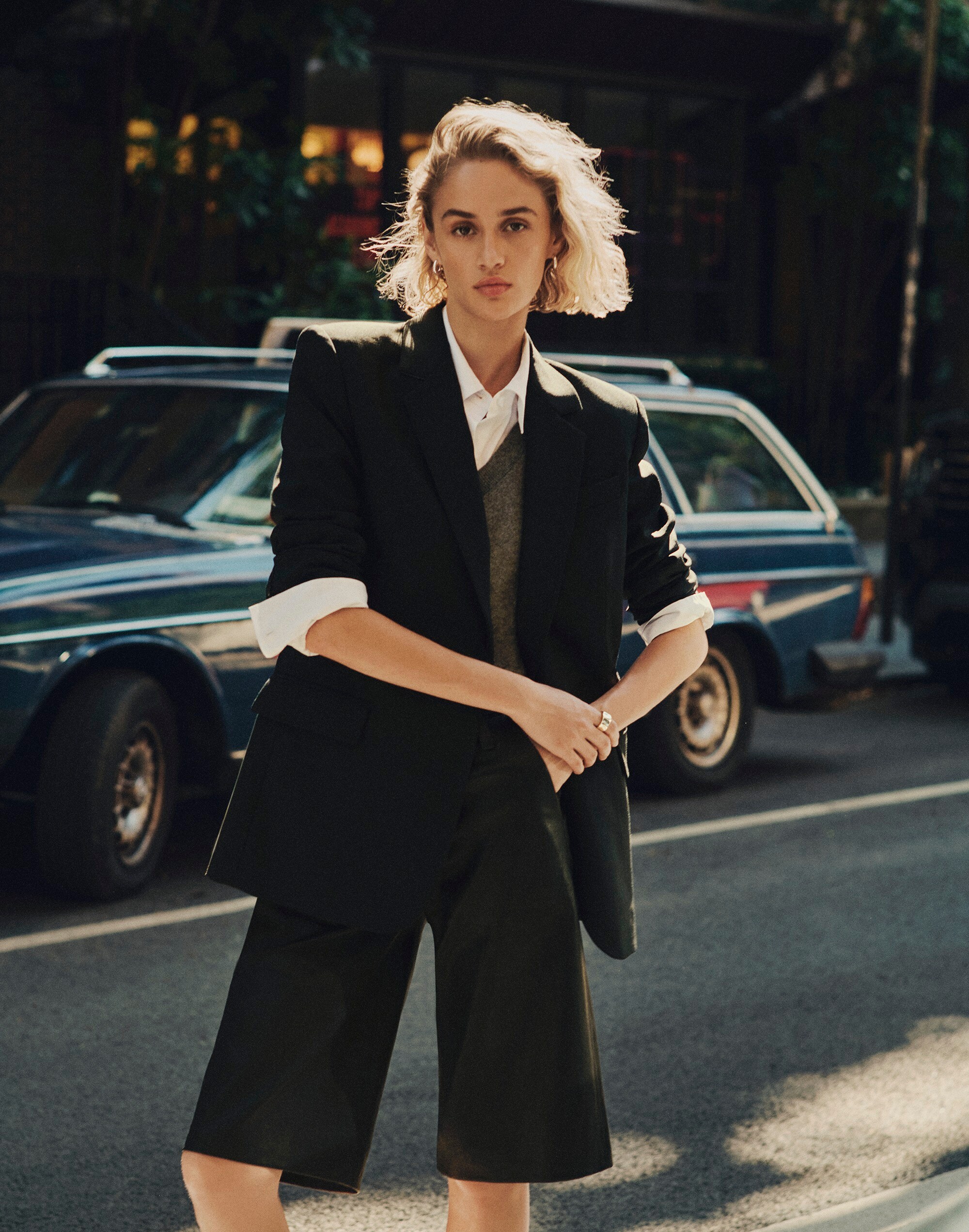 Stretch Leather Culottes | Madewell