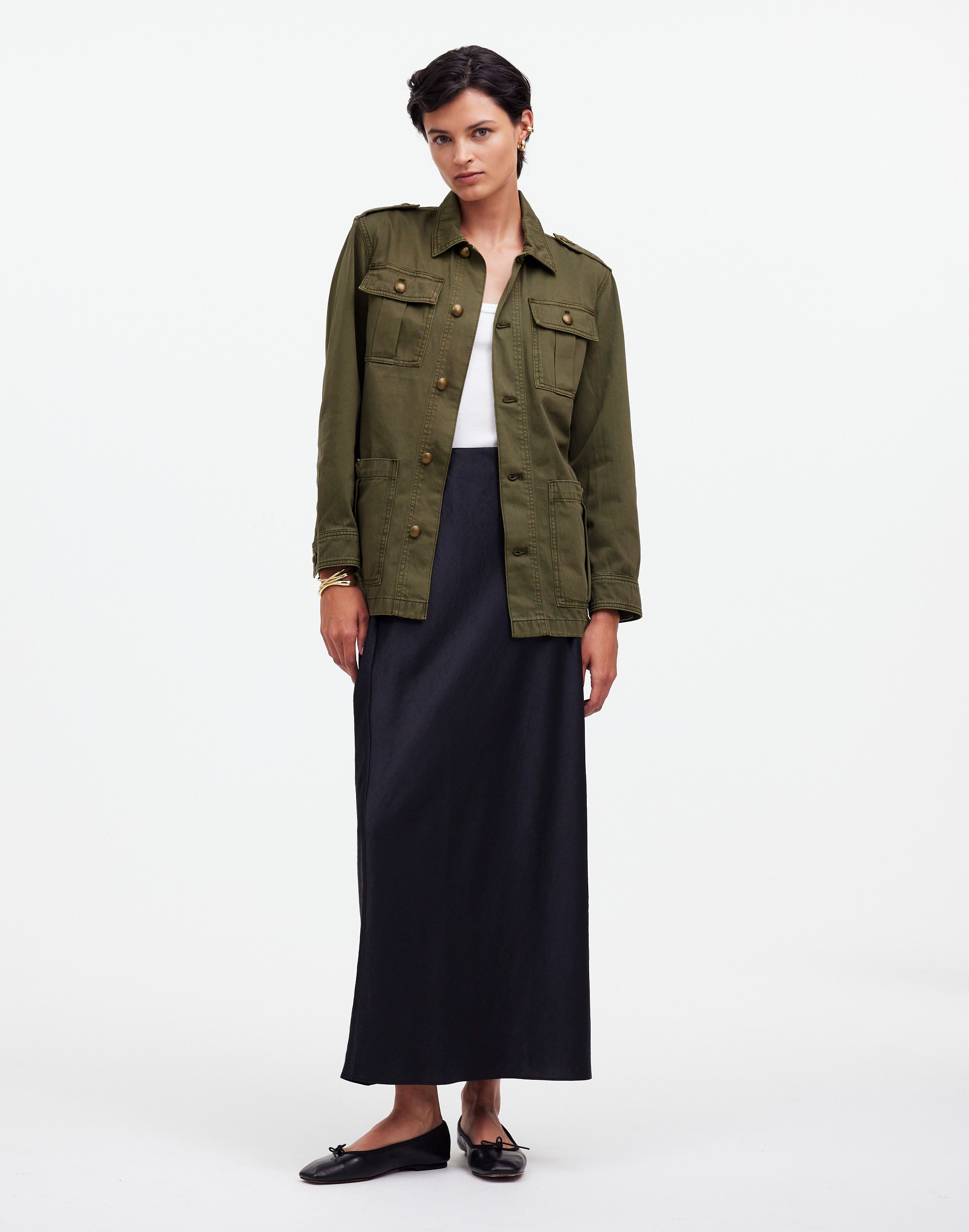 Chino Safari Jacket Faded Ivy | Madewell