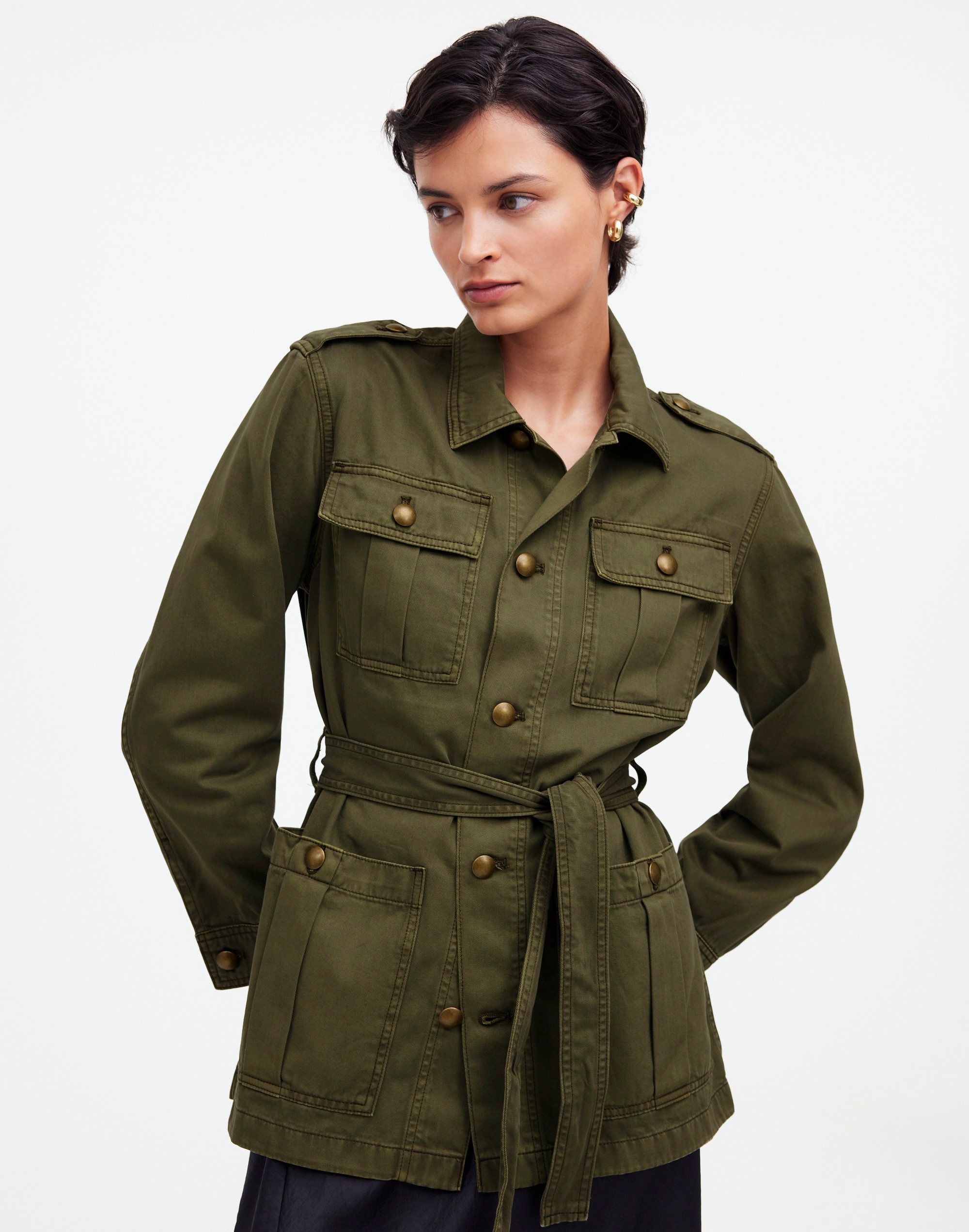 Chino Safari Jacket Faded Ivy | Madewell