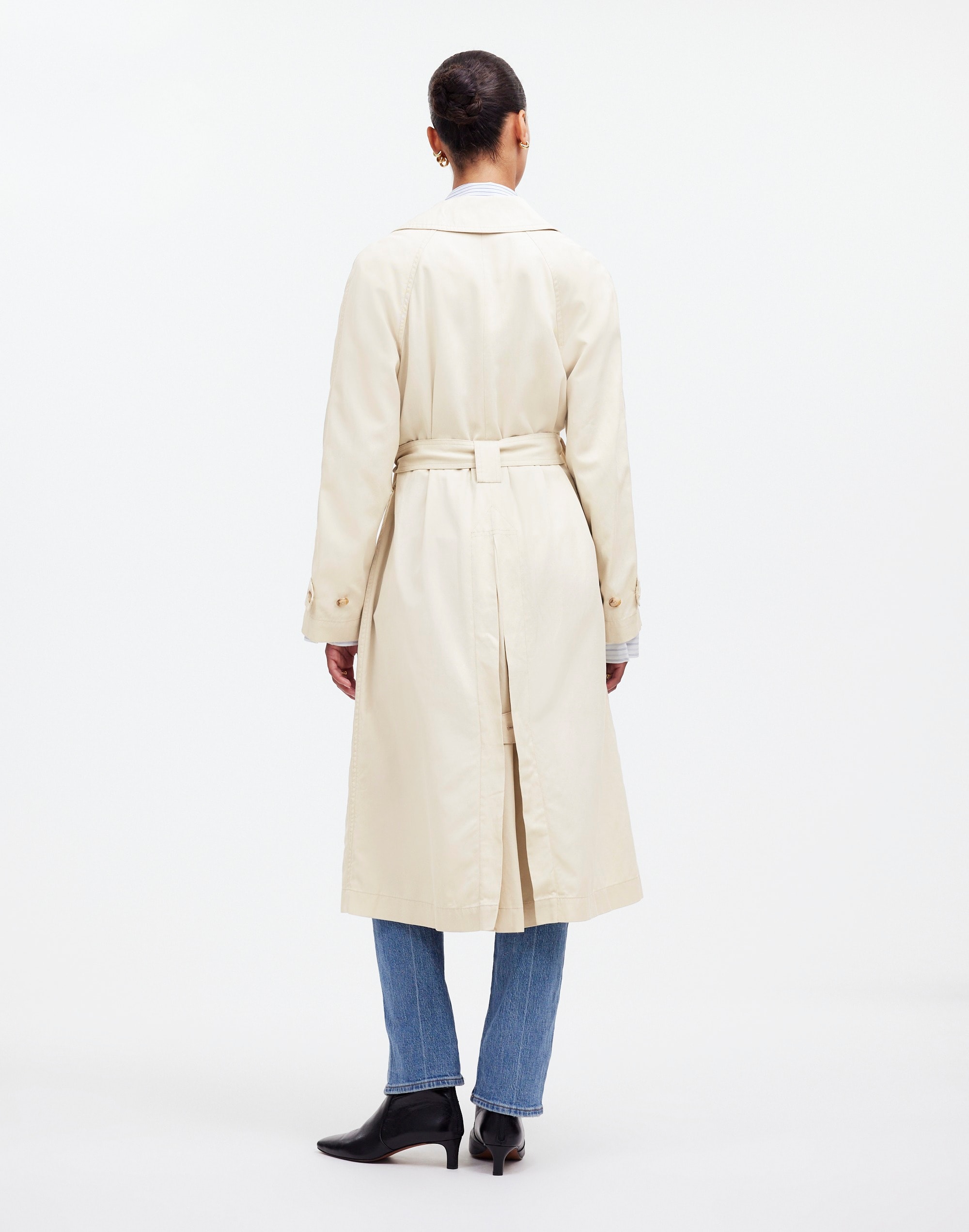 Belted Trench Coat Drapey Twill | Madewell