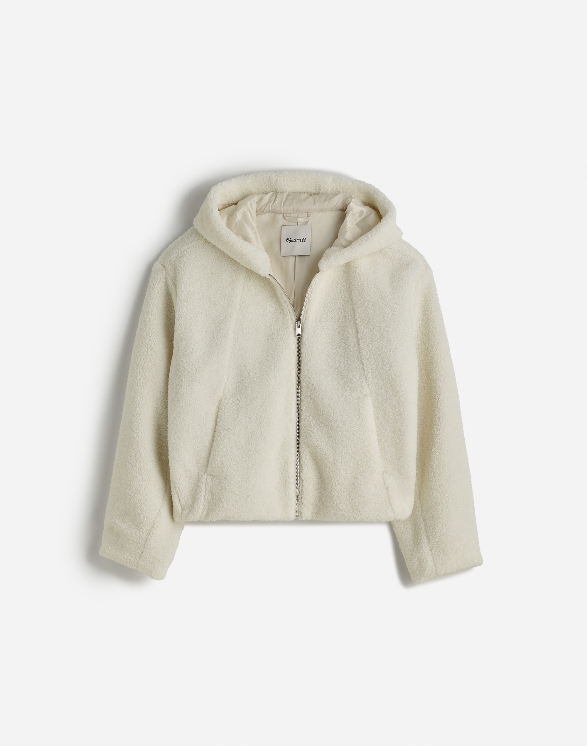 Sherpa Zip-Front Bomber Jacket | Madewell