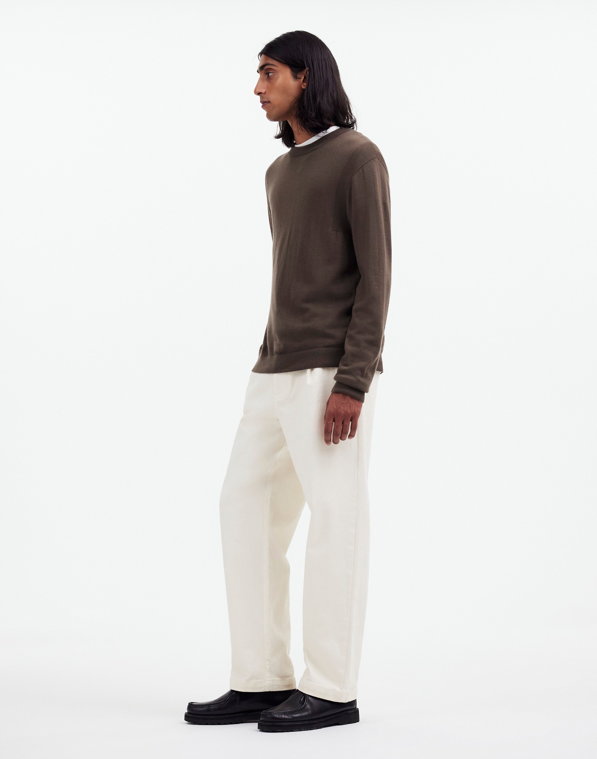 Pleated Twill Trousers | Madewell