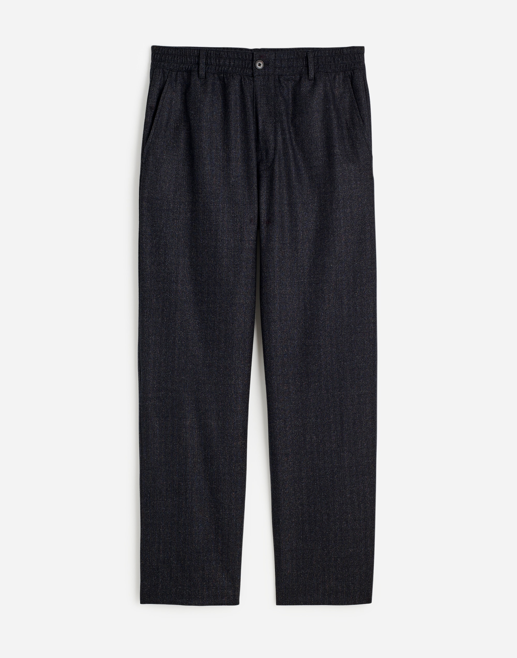 Wool Elastic Trousers Italian Fabric | Madewell