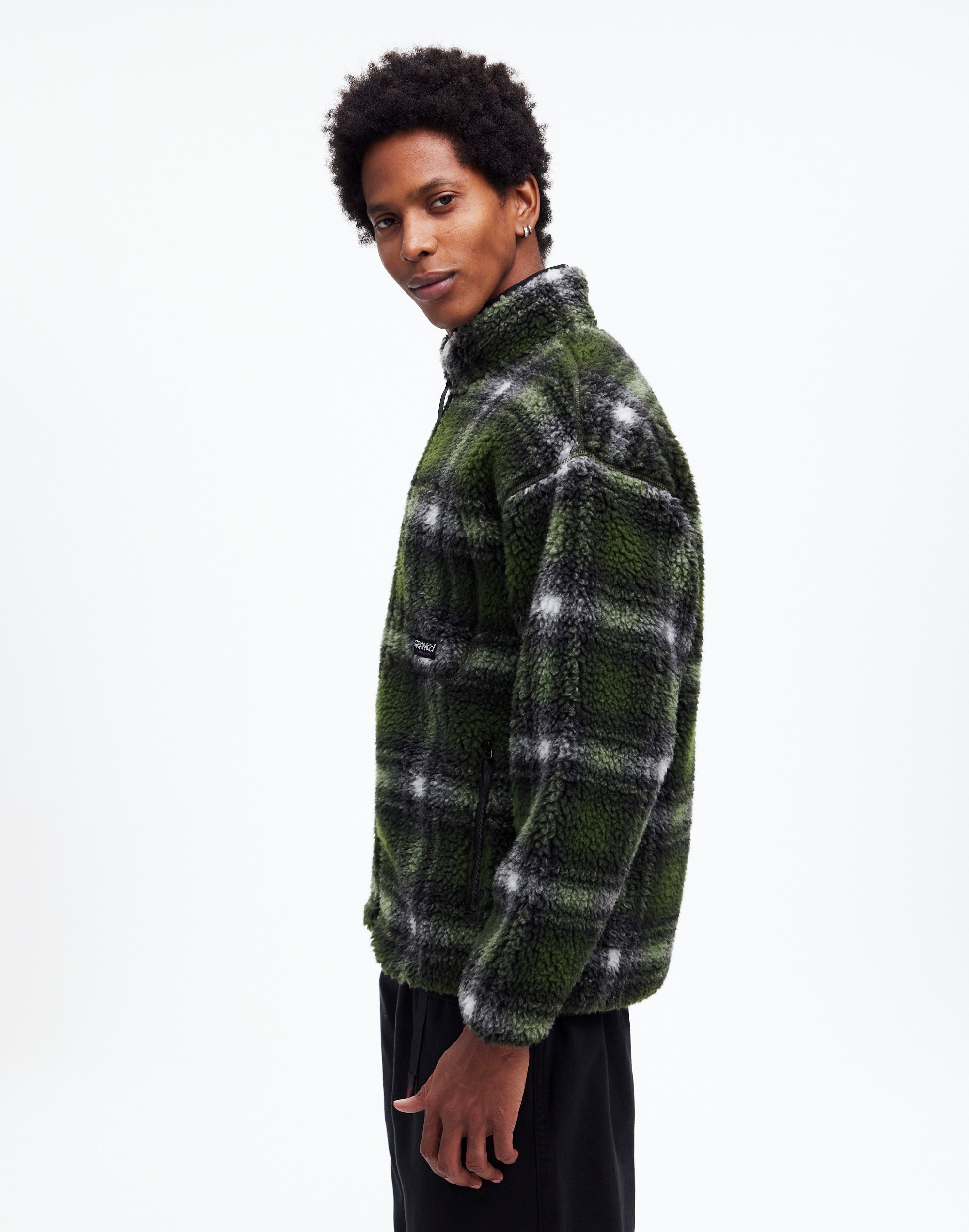 Gramicci® Shadow Plaid Sherpa Jacket | Madewell