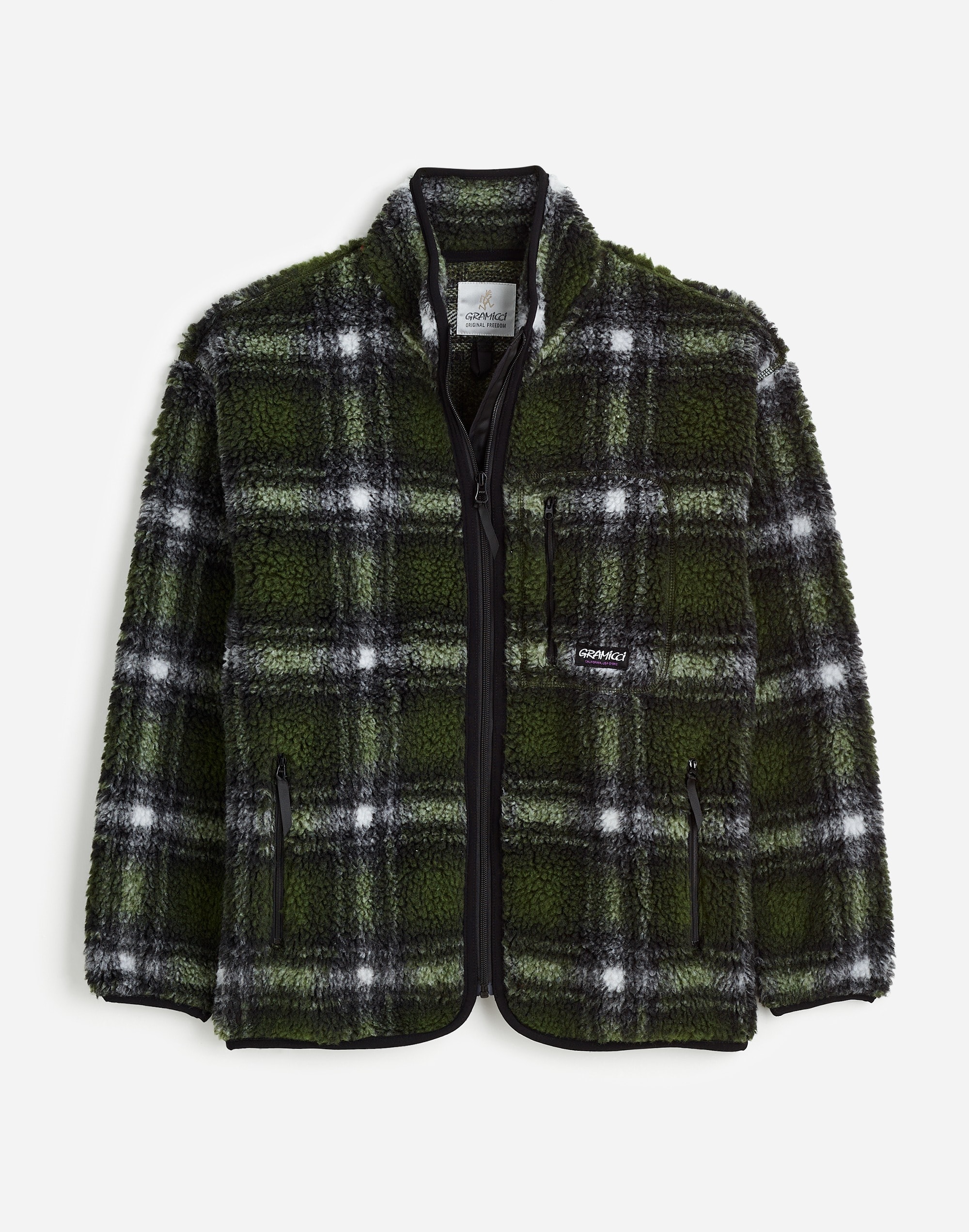 Gramicci® Shadow Plaid Sherpa Jacket | Madewell