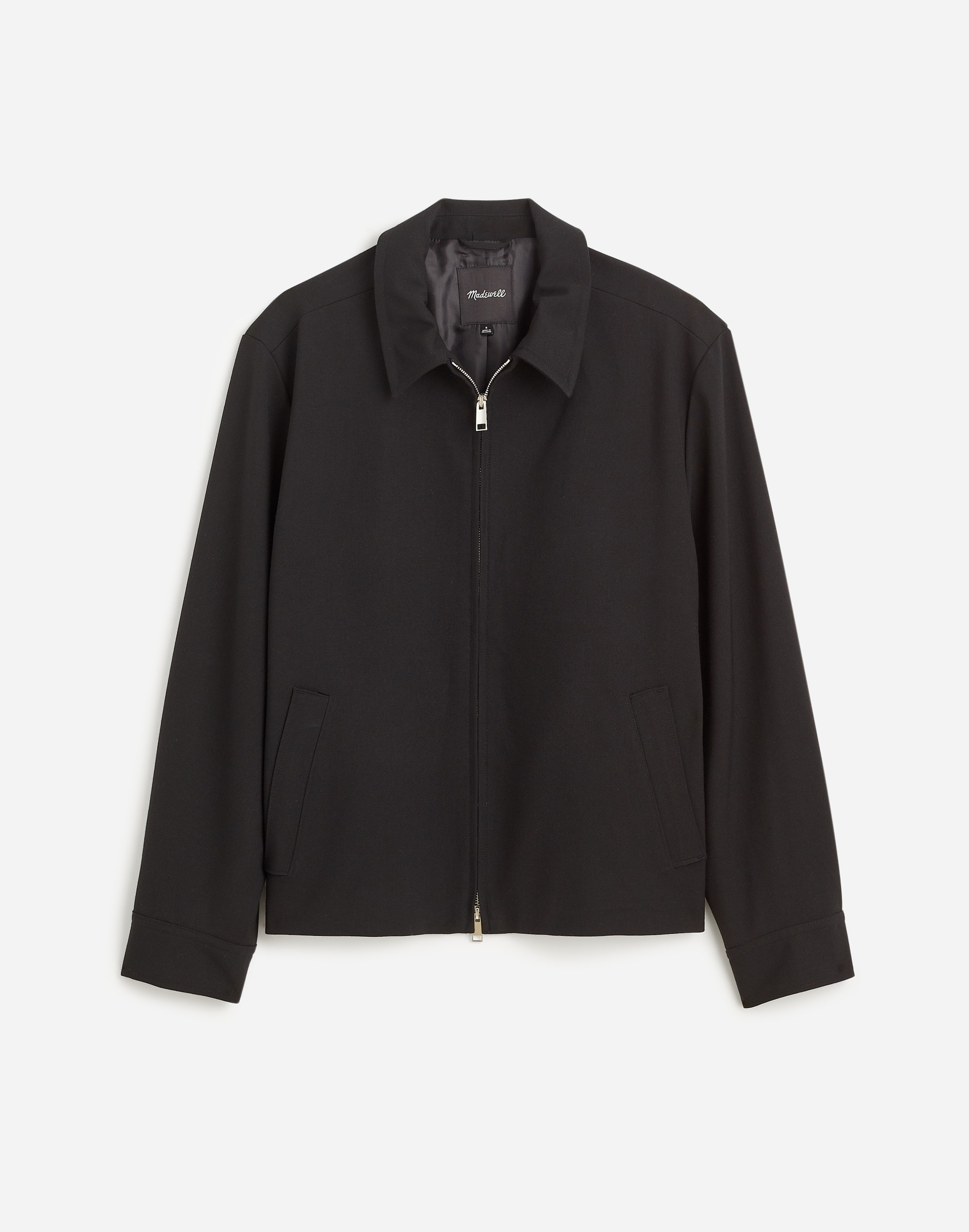 Zip-Front Jacket Italian Fabric | Madewell