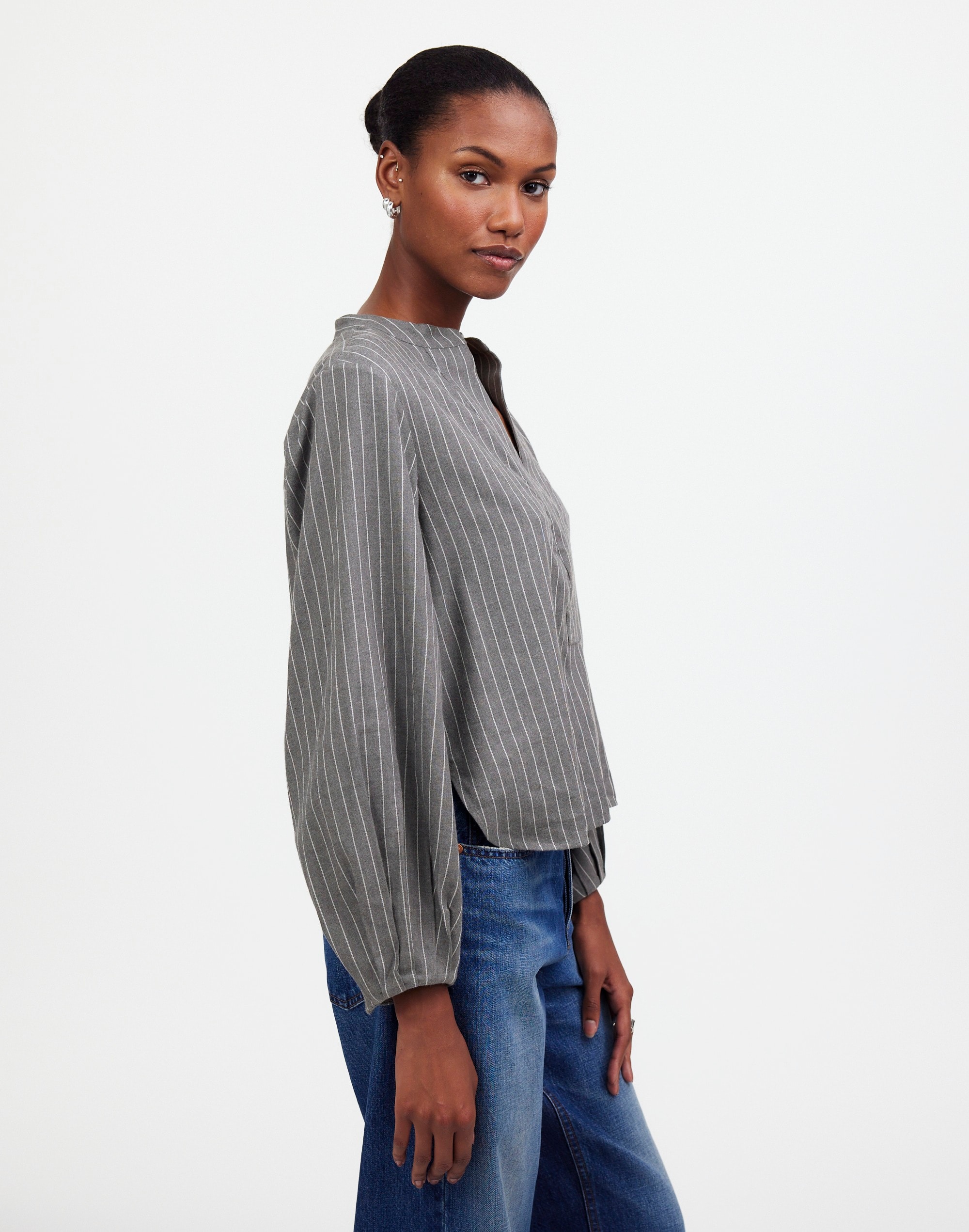 V-Neck Long-Sleeve Top | Madewell