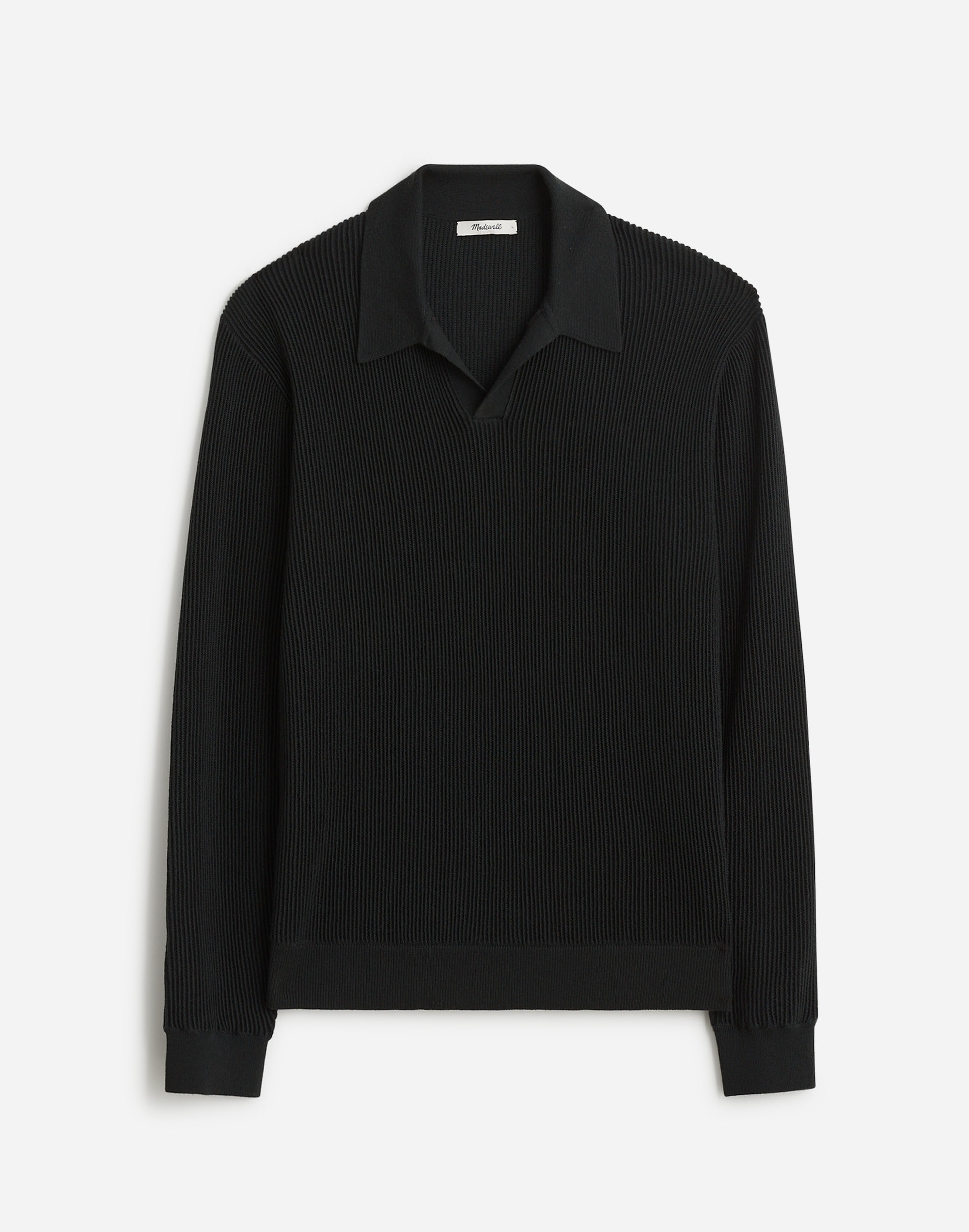 Johnny-Collar Sweater Polo Shirt Merino Wool | Madewell