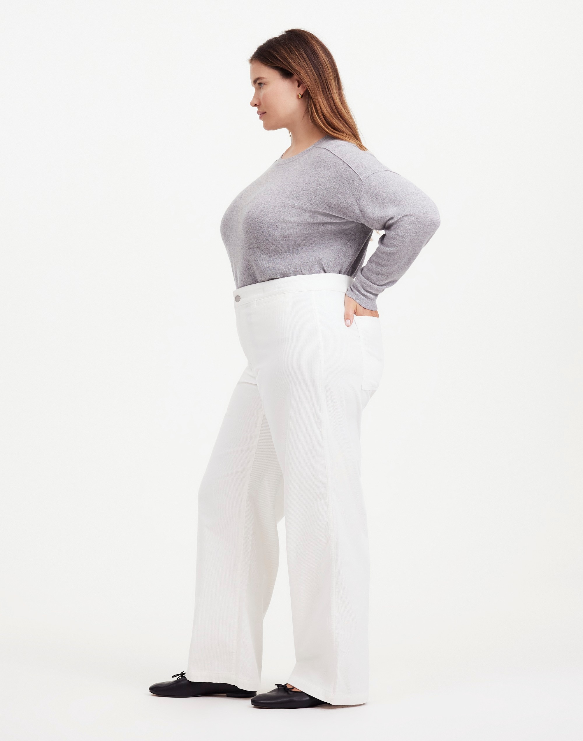 The Plus Emmett Wide-Leg Pant Corduroy: Welt Pocket Edition | Madewell