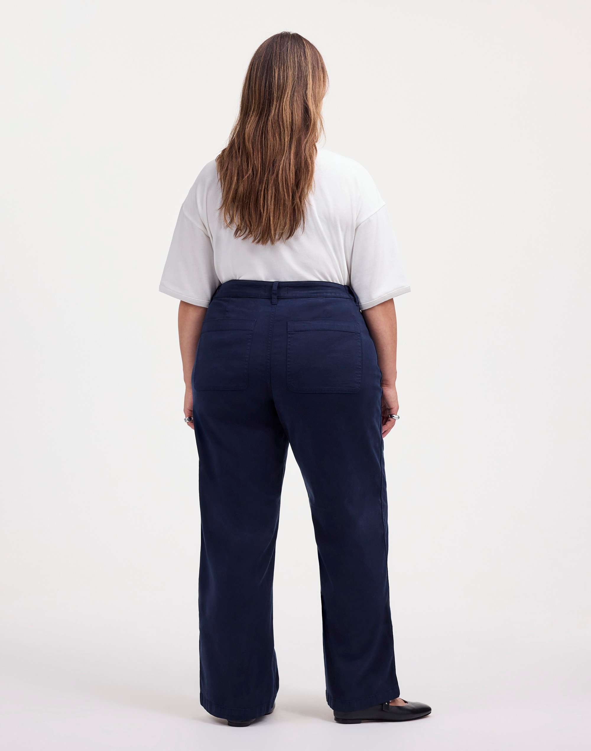 The Plus Emmett Wide-Leg Pant: Patch Pocket Edition | Madewell